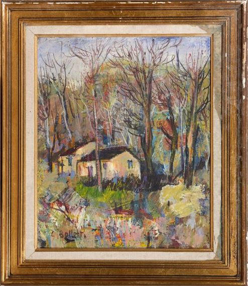 Old house in the chestnut grove - César Bolletti