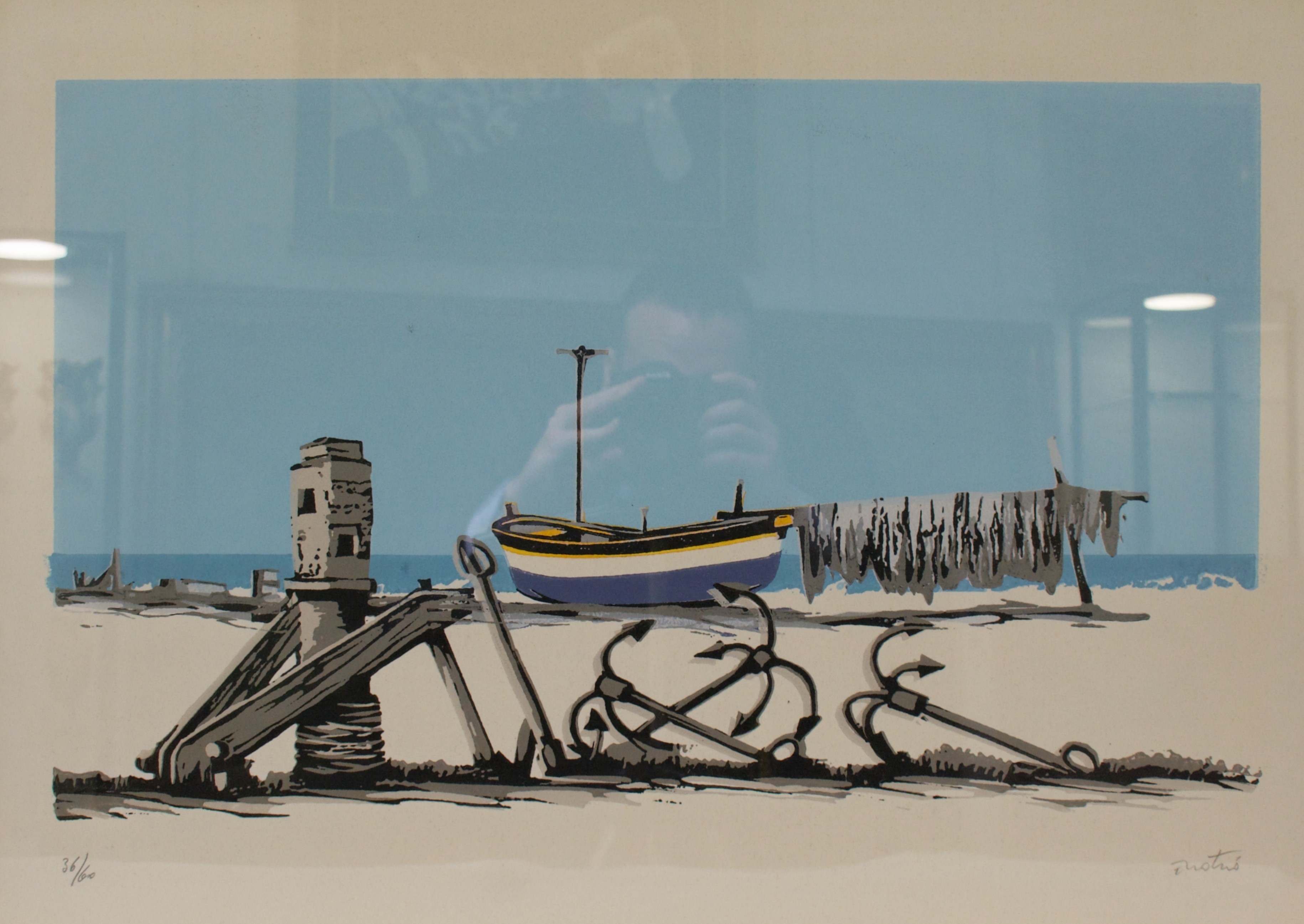 Enotrio Pugliese | Barca sulla riva | MutualArt