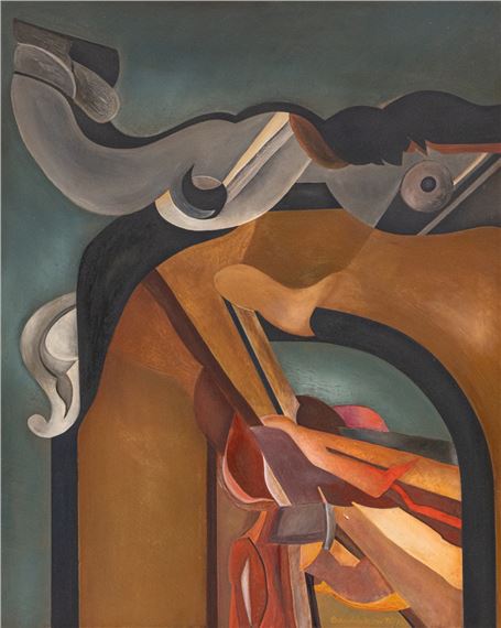 Bomarzodetail I by Alexej Iljitsch Baschlakow, 1967/1968