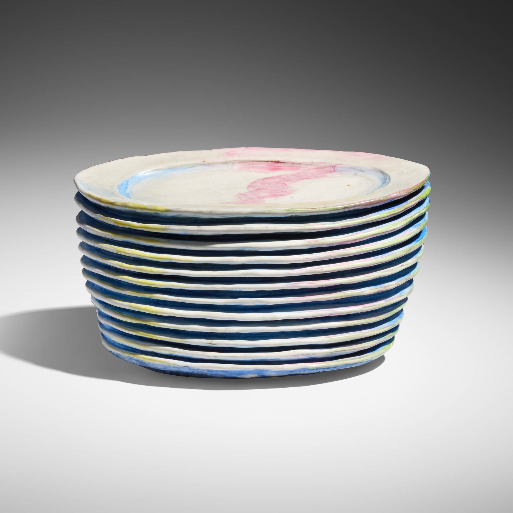 Robert Carston Arneson | Stack of Plates (1970) | MutualArt