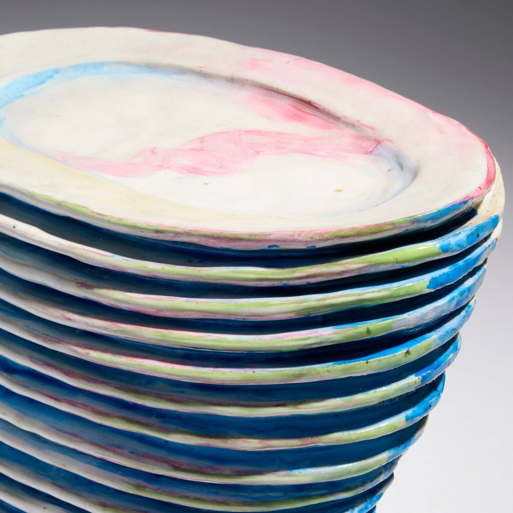 Robert Carston Arneson | Stack of Plates (1970) | MutualArt