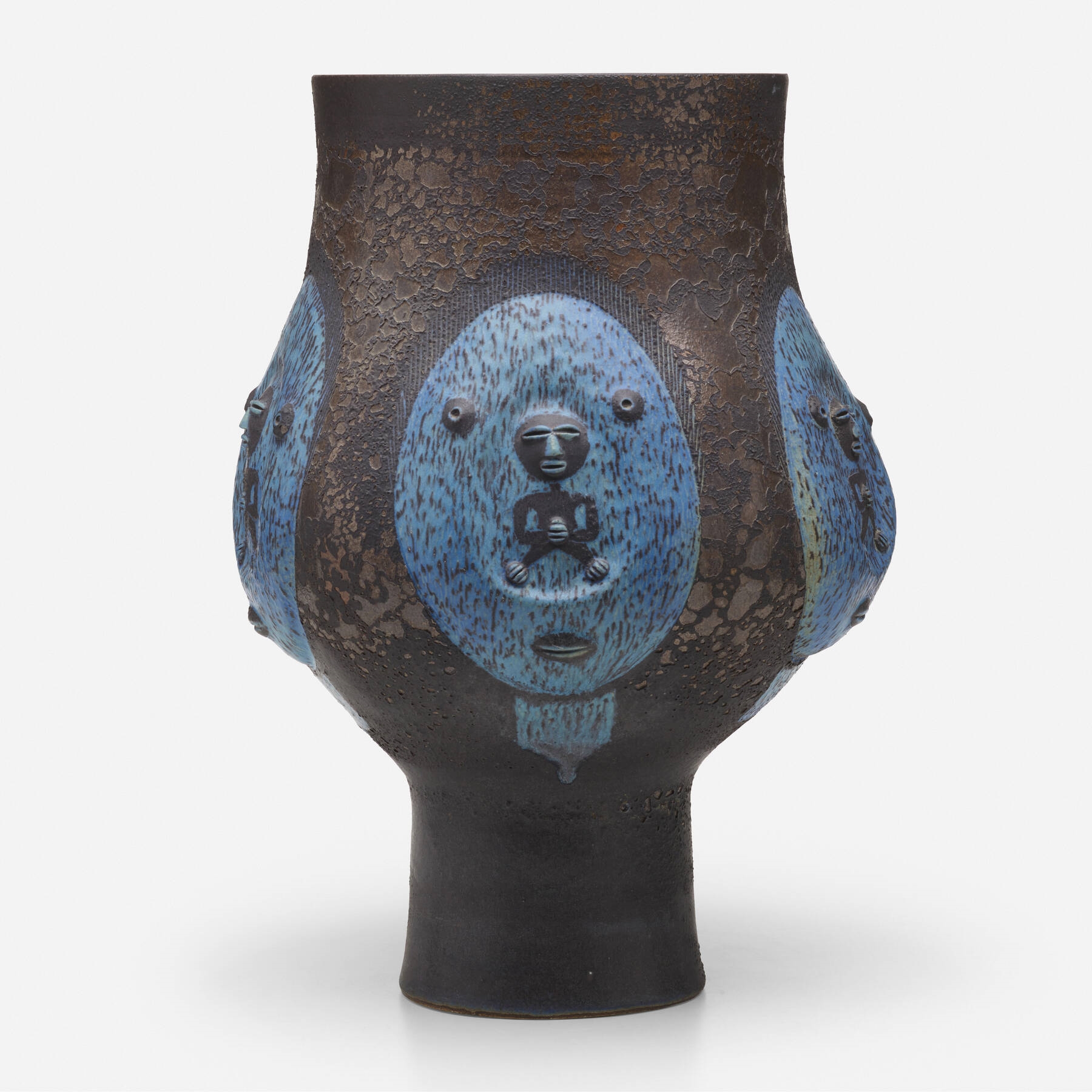 Edwin & Mary Scheier | Early and Monumental chalice form (1966) | MutualArt