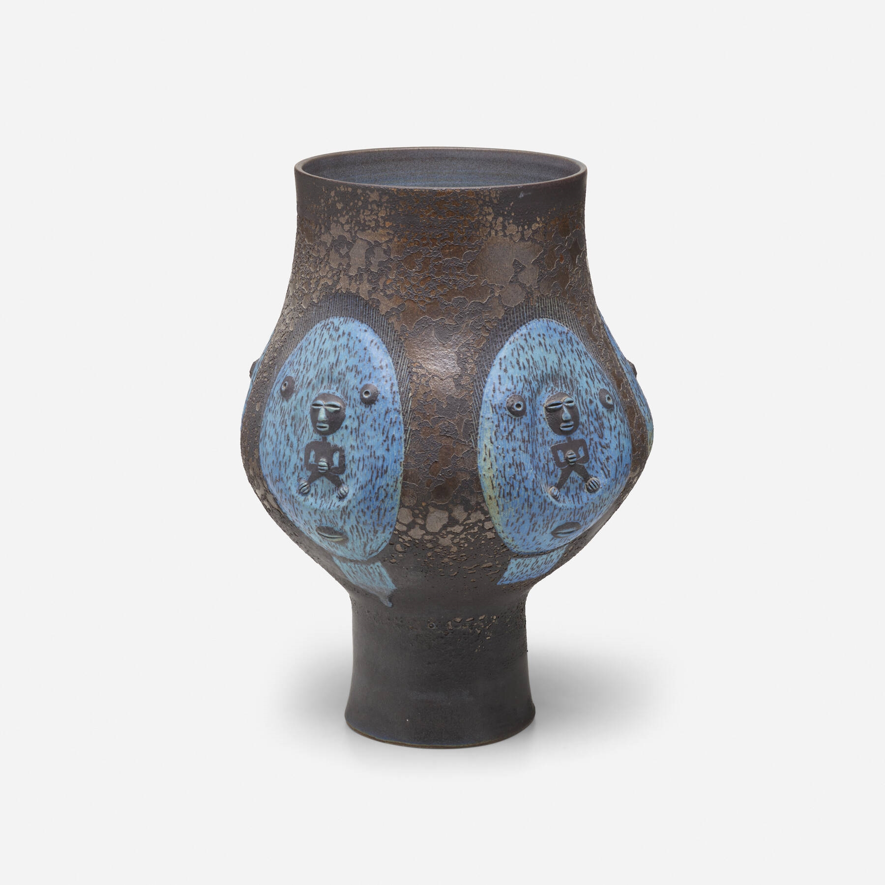 Edwin & Mary Scheier | Early and Monumental chalice form (1966) | MutualArt