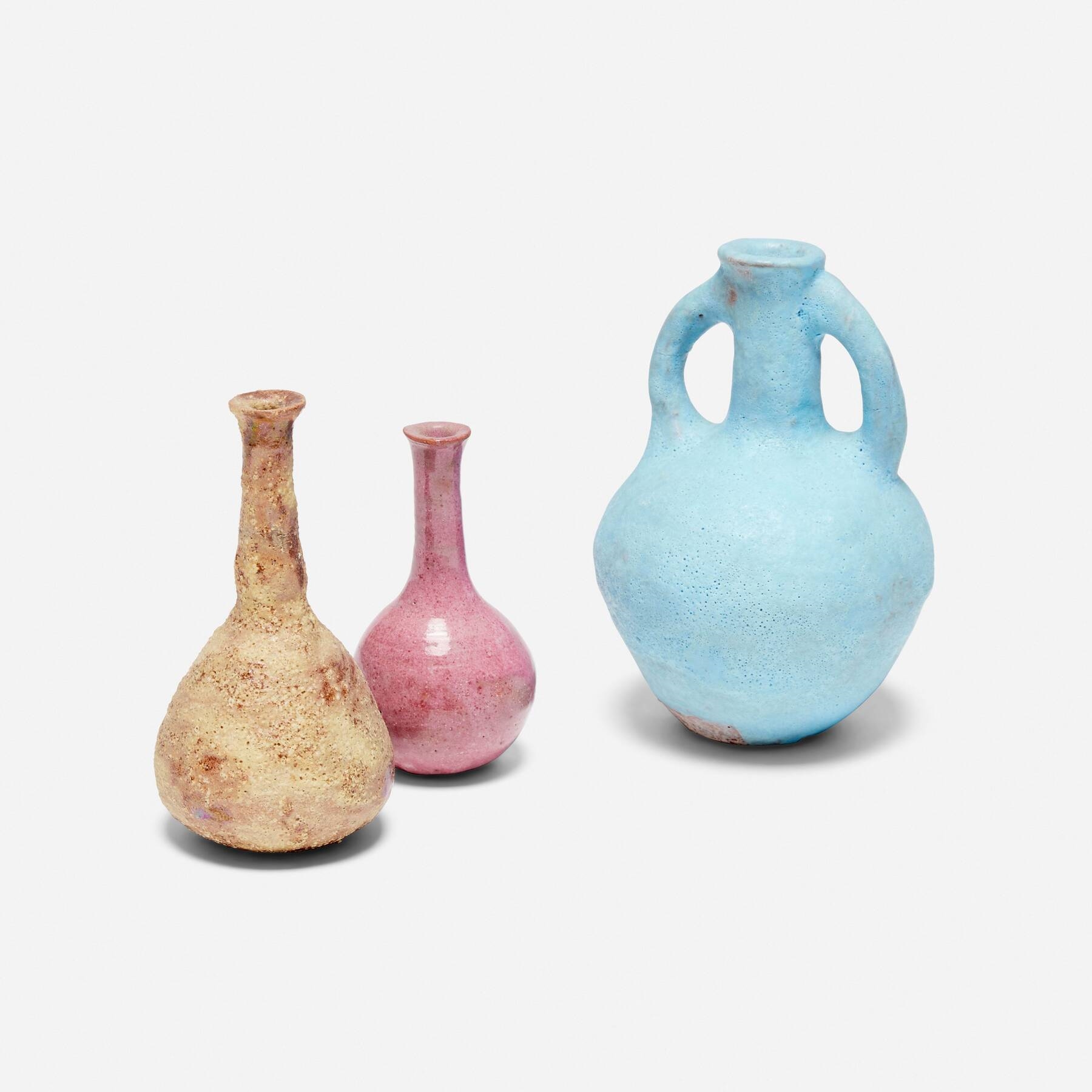 Beatrice Wood | Collection of three vessels (1985) | MutualArt