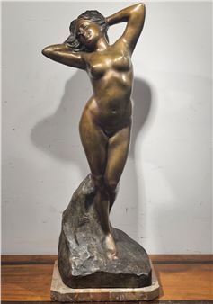 Nudo sugli scogli - Vincenzo Aurisiccio