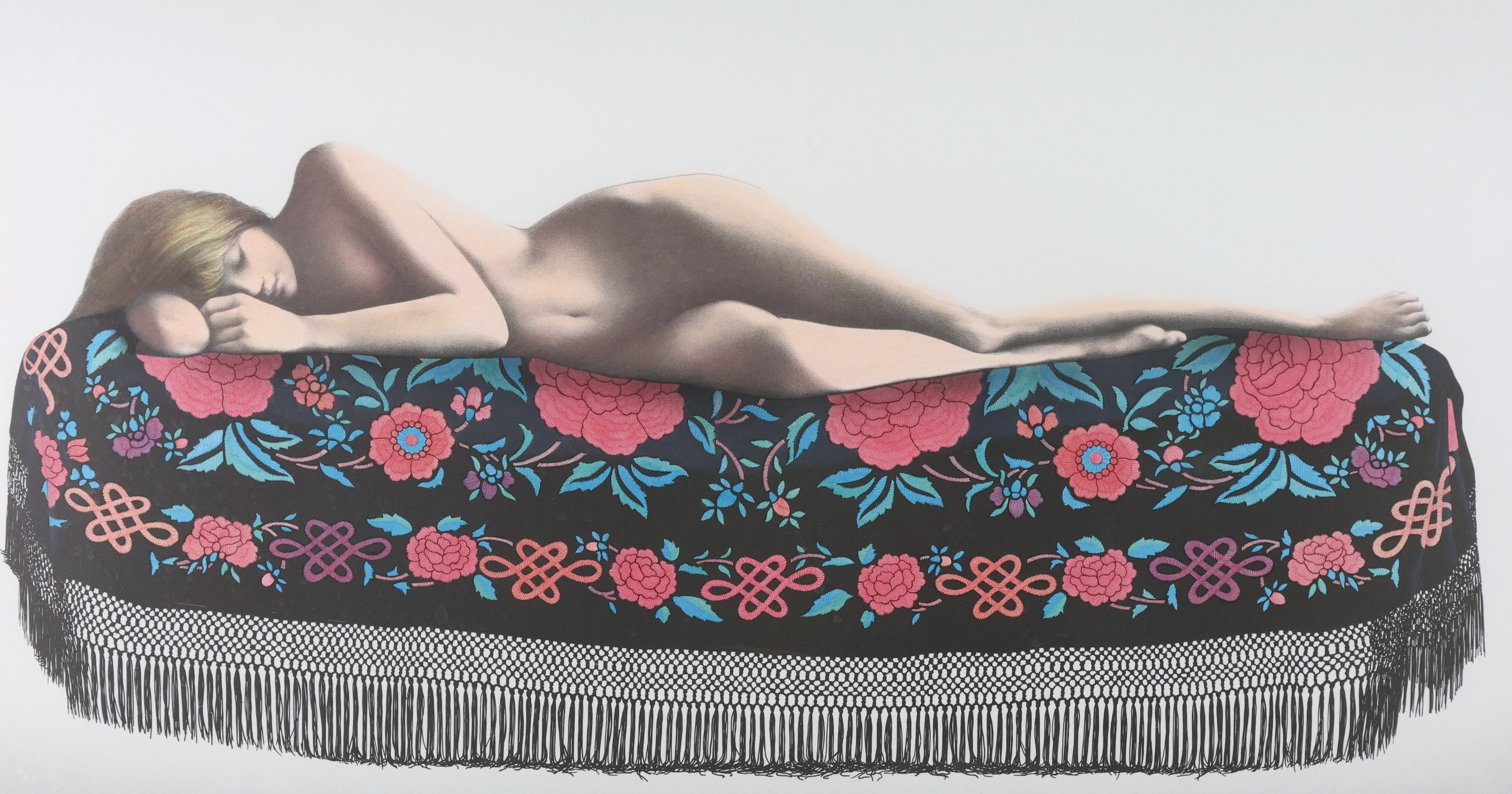 Artwork by Glenda Tall, Reclining Figure II, Made of Lithograph print