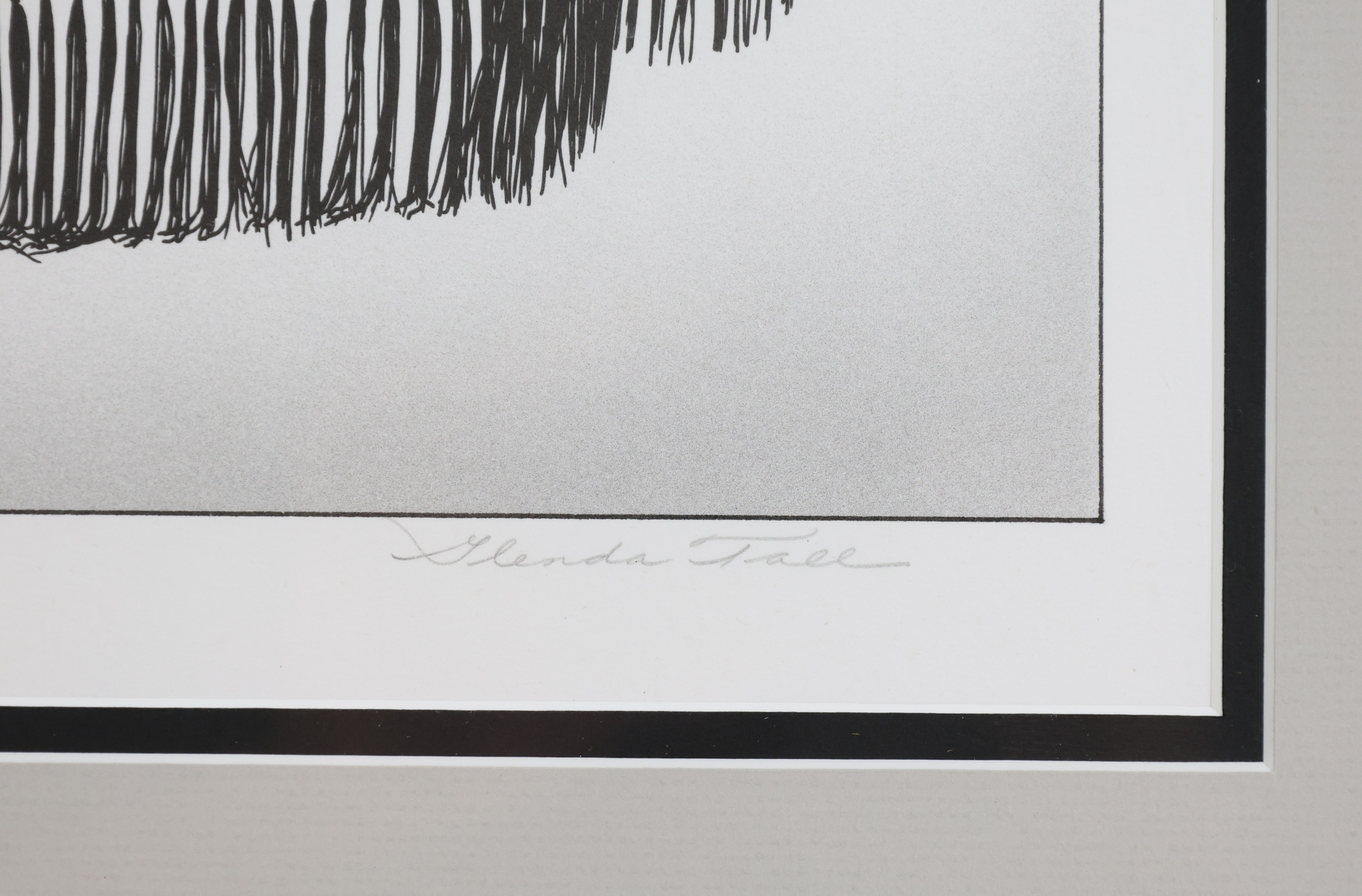 Artwork by Glenda Tall, Reclining Figure II, Made of Lithograph print