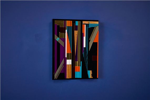 Abstract wall sculptures by Jackie Greber, 1980s