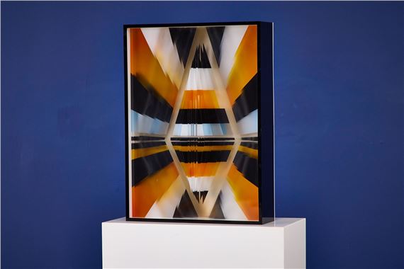 Abstract sculpture by Jackie Greber, 1980s