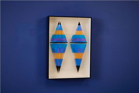 Abstract wall sculpture by Jackie Greber, 1980s