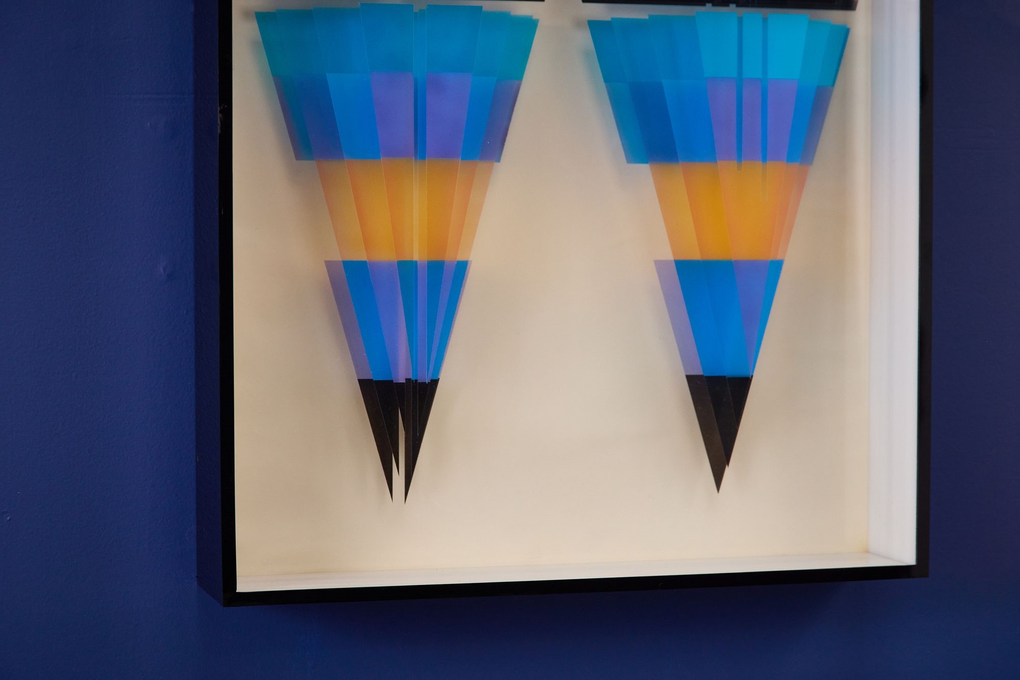 Artwork by Jackie Greber, Abstract wall sculpture, Made of sculpture, 1980s
Acrylic, aluminum