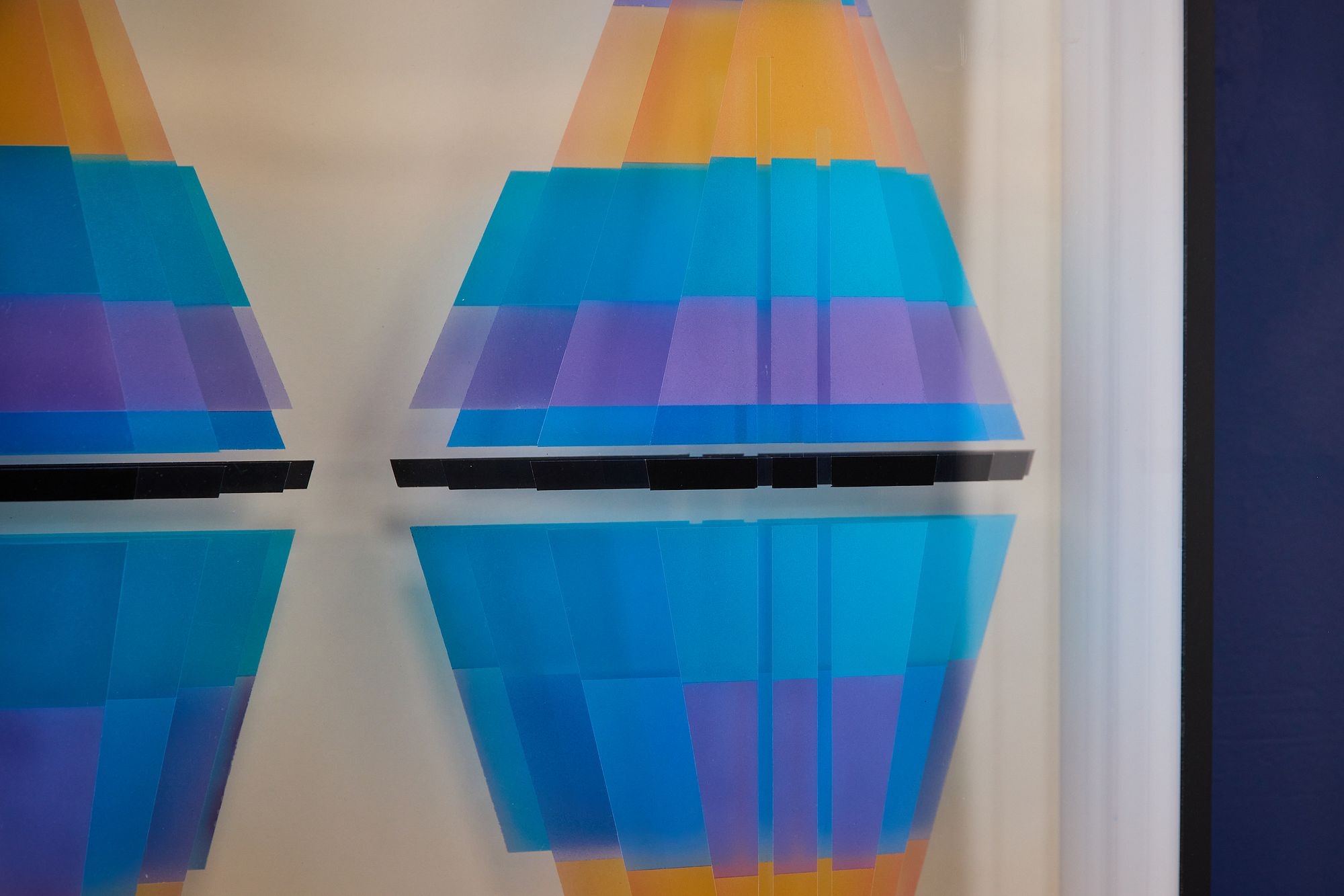 Artwork by Jackie Greber, Abstract wall sculpture, Made of sculpture, 1980s
Acrylic, aluminum