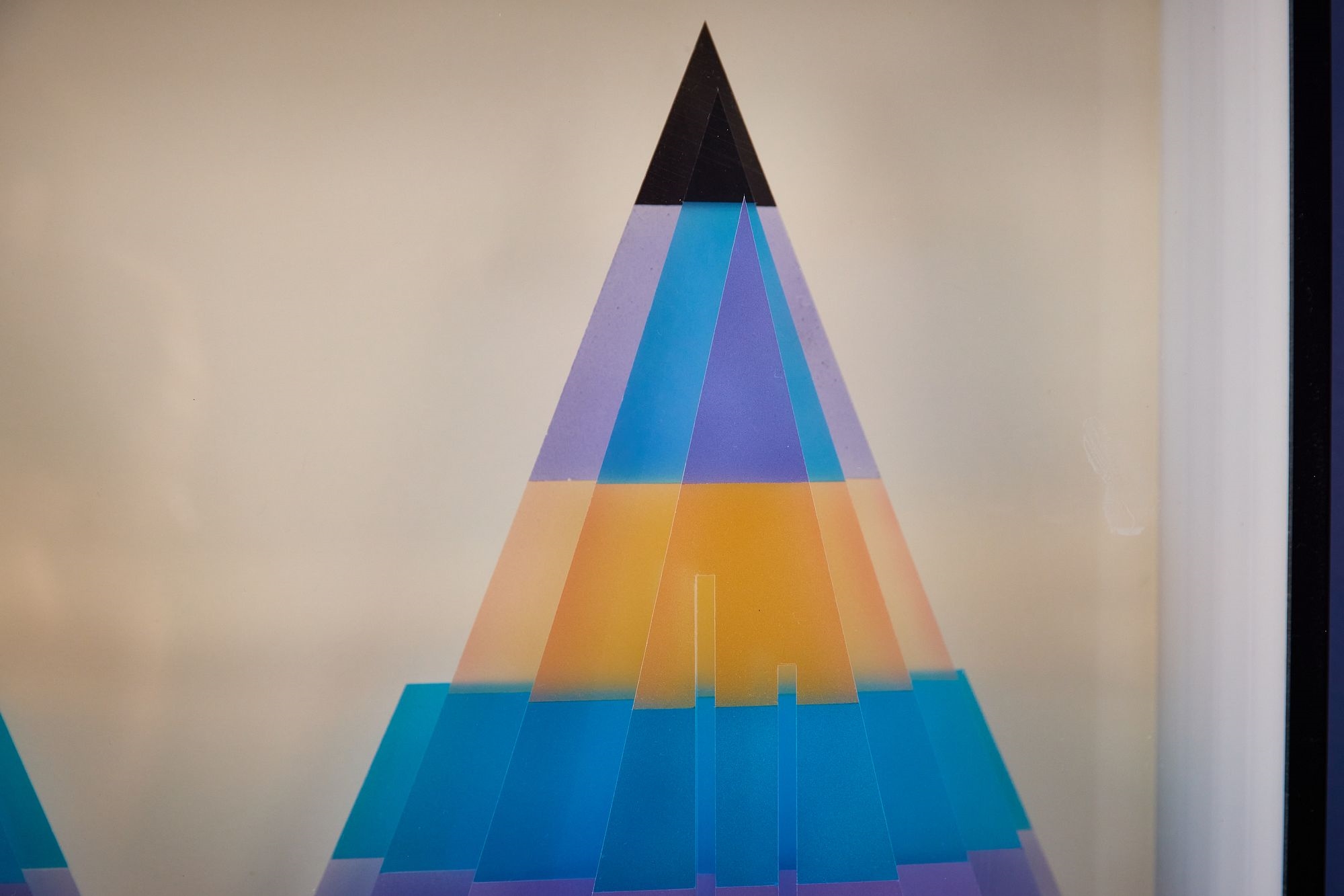 Artwork by Jackie Greber, Abstract wall sculpture, Made of sculpture, 1980s
Acrylic, aluminum