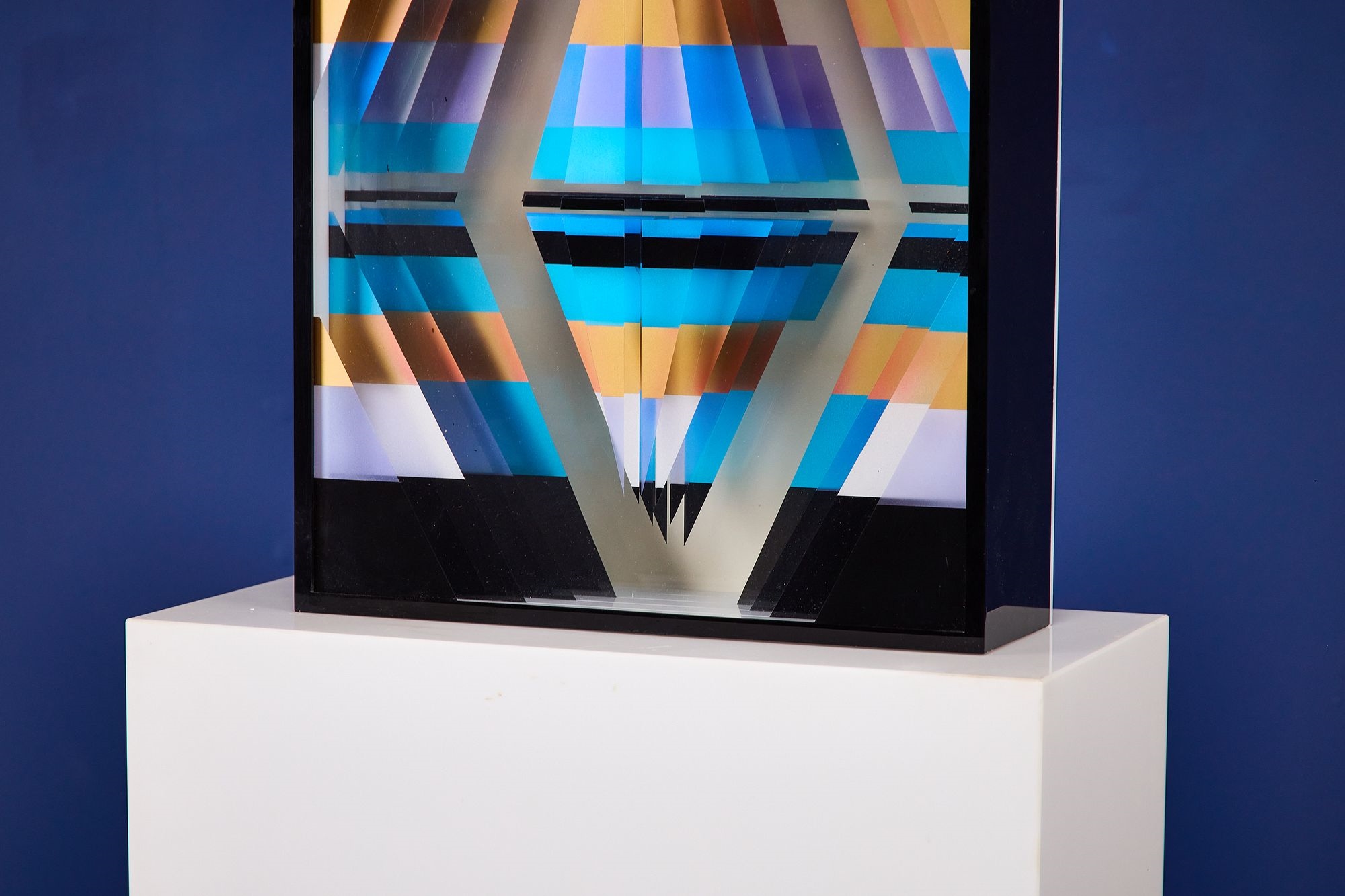 Artwork by Jackie Greber, Abstract sculpture with pedestal, Made of sculpture with pedestal