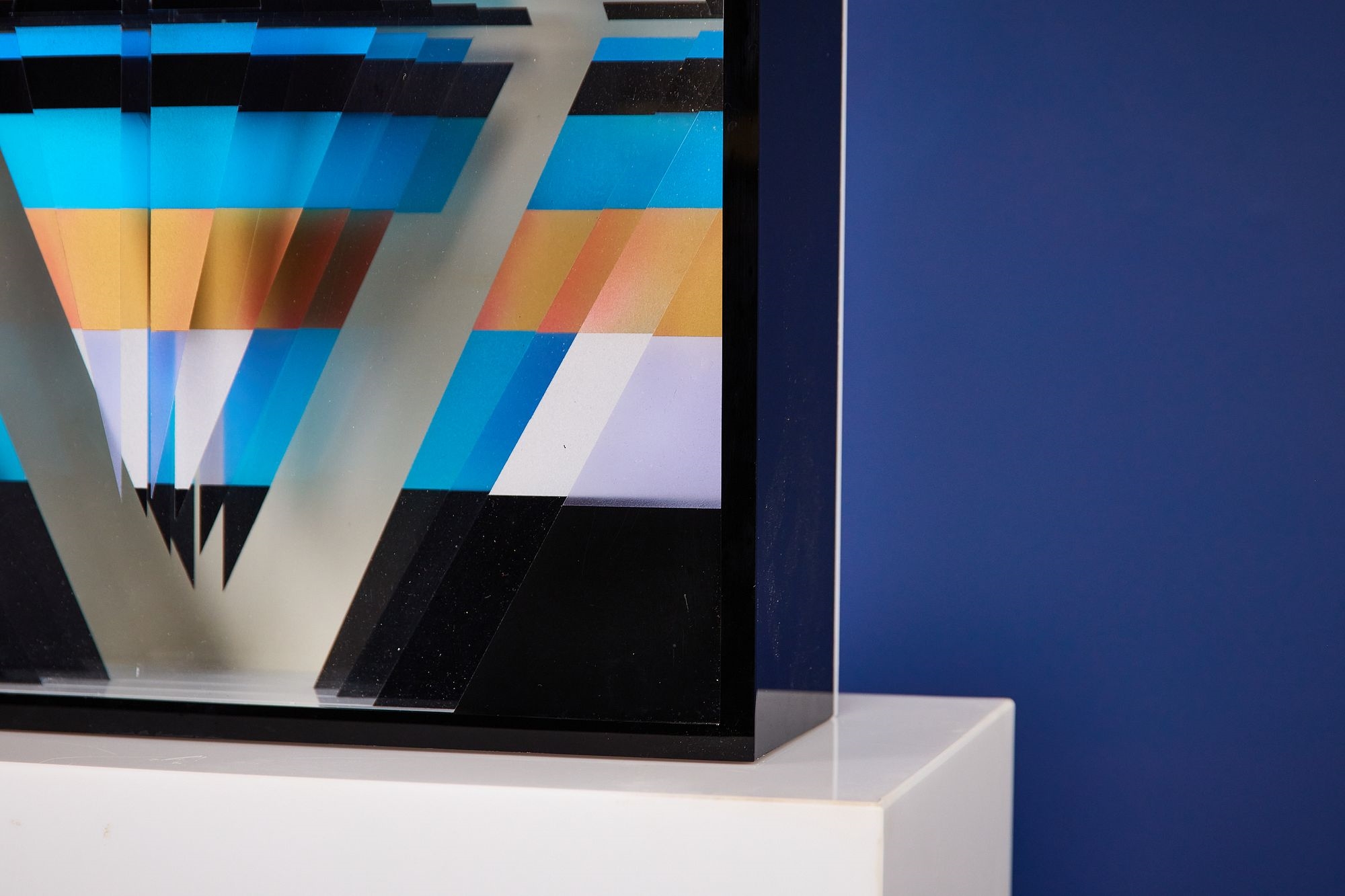 Artwork by Jackie Greber, Abstract sculpture with pedestal, Made of sculpture with pedestal