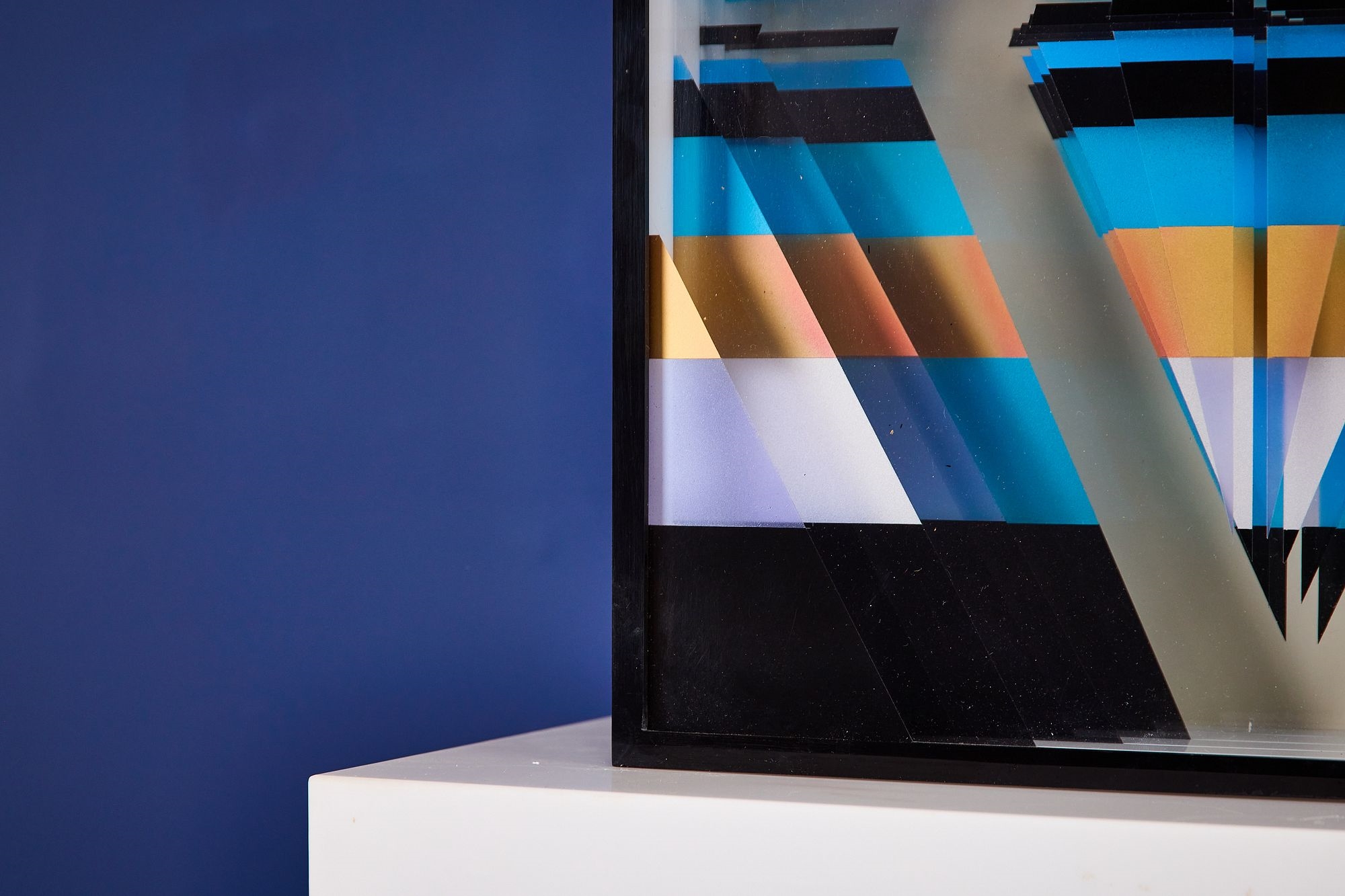 Artwork by Jackie Greber, Abstract sculpture with pedestal, Made of sculpture with pedestal