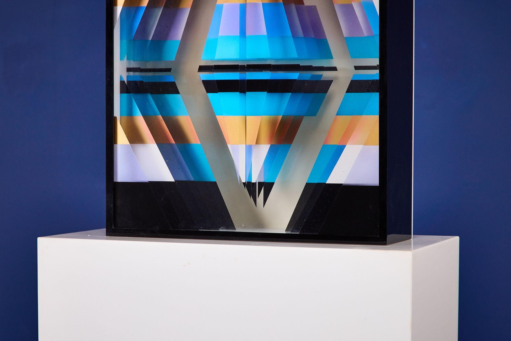Artwork by Jackie Greber, Abstract sculpture with pedestal, Made of sculpture with pedestal