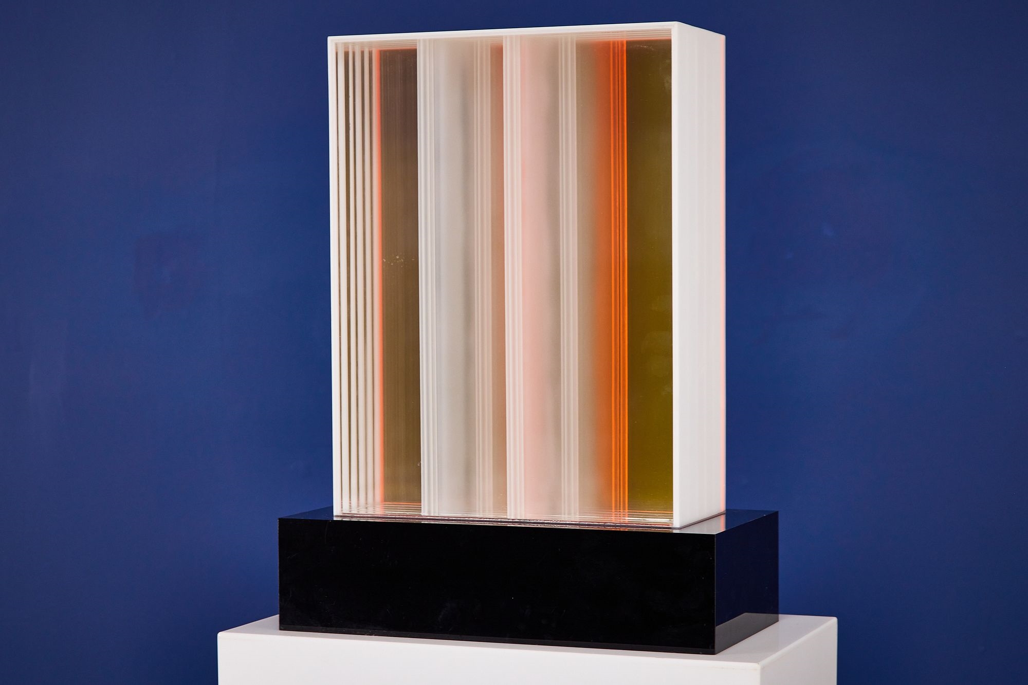 Artwork by Jackie Greber, Abstract sculpture with pedestal, Made of sculpture with pedestal