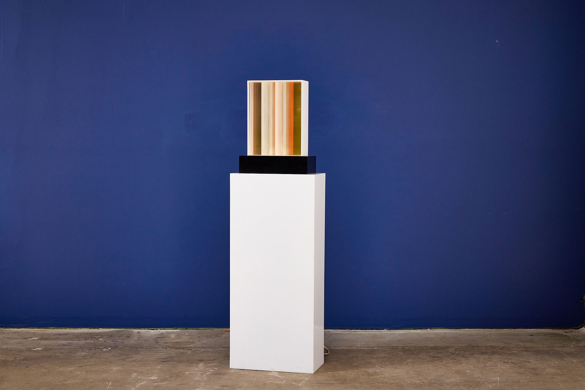 Artwork by Jackie Greber, Abstract sculpture with pedestal, Made of sculpture with pedestal