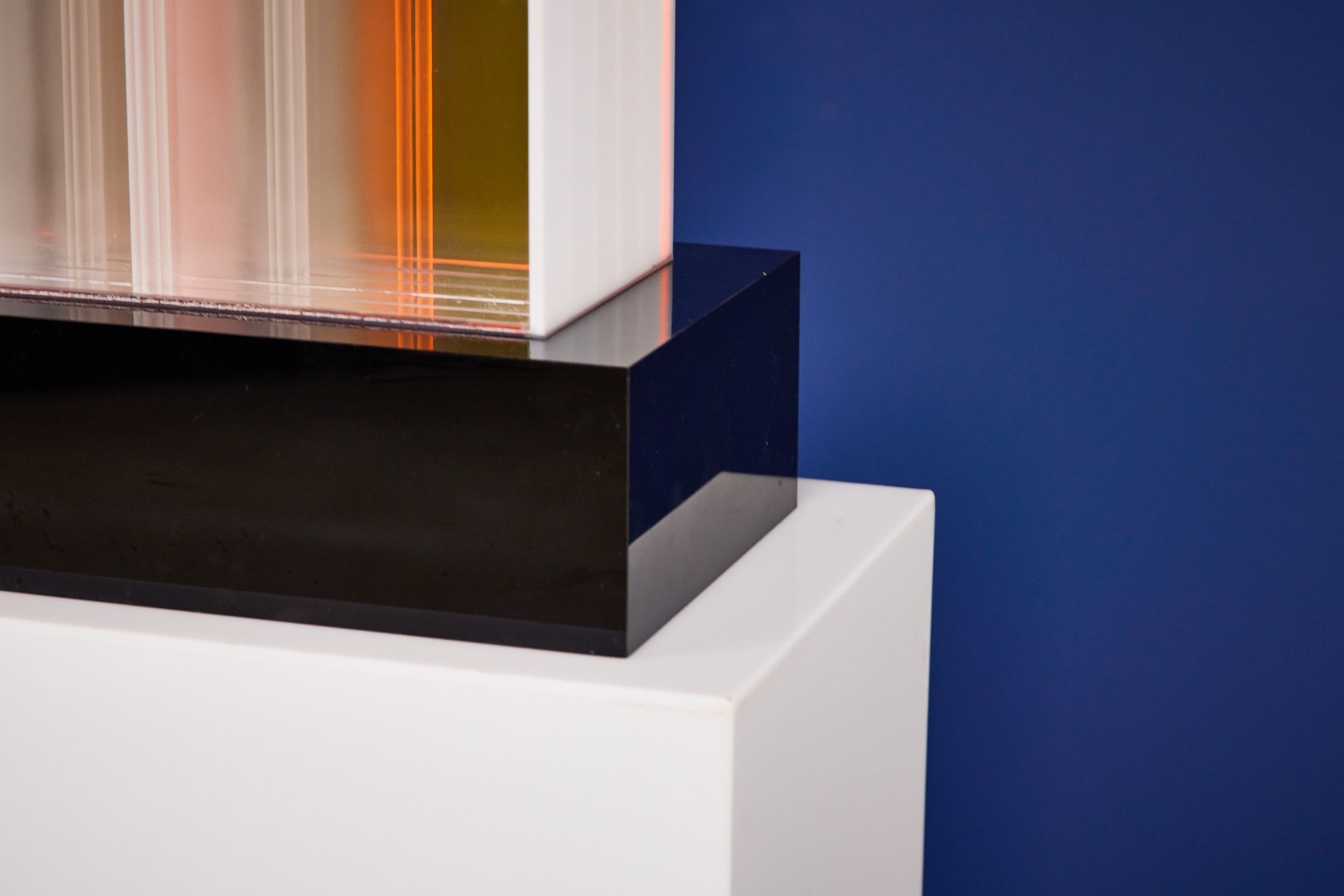 Artwork by Jackie Greber, Abstract sculpture with pedestal, Made of sculpture with pedestal