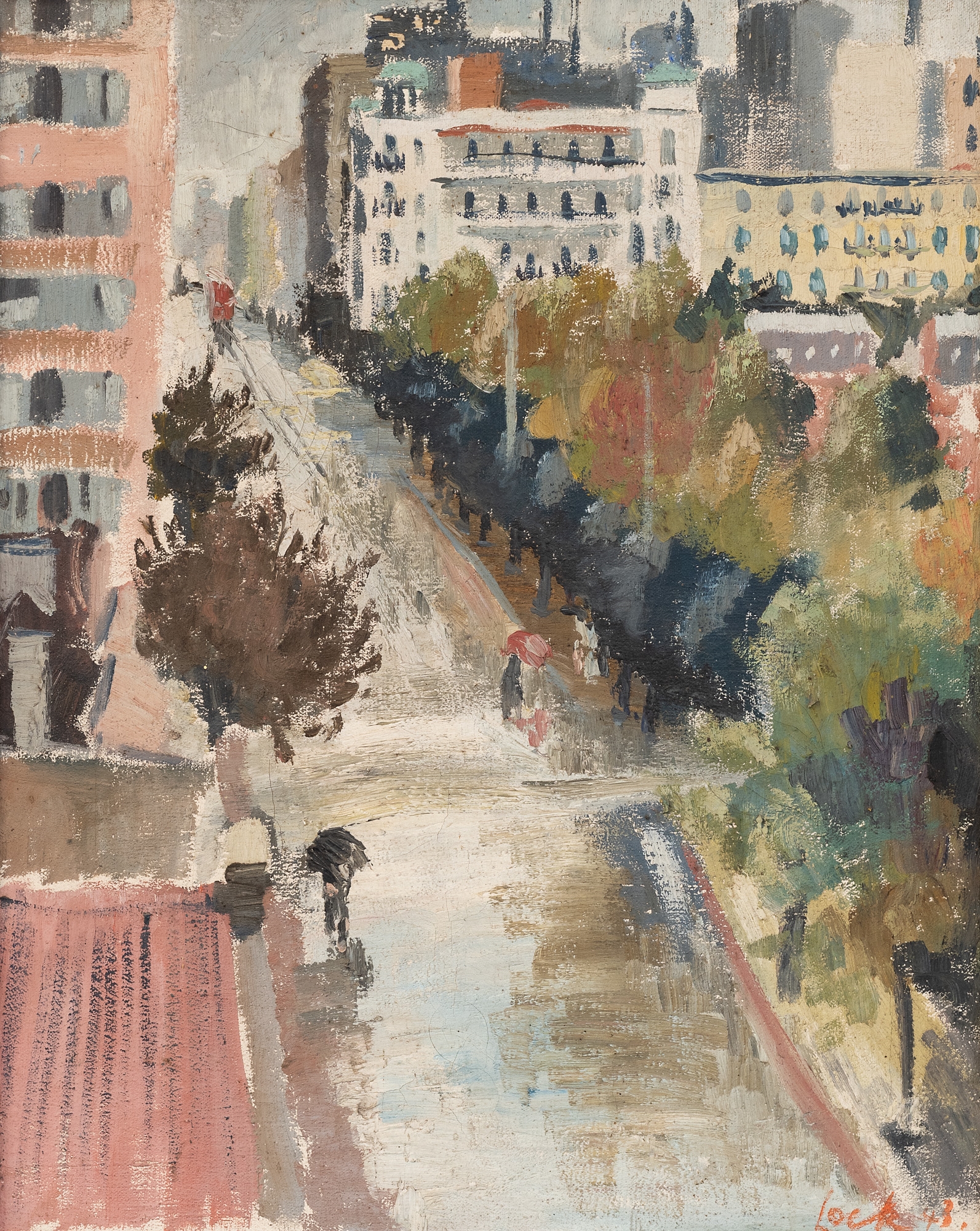 Freida Lock | Harrison Street (1943) | MutualArt