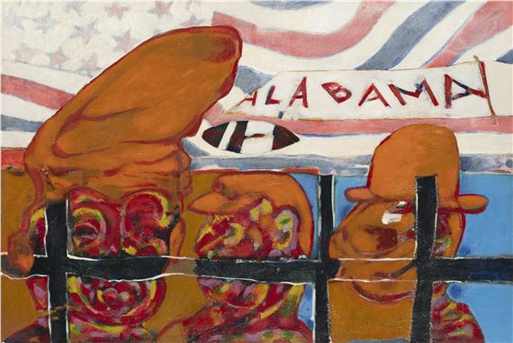 Ubu at the Penitentiary Ball Game by Robert Hodgins, 1980-1984