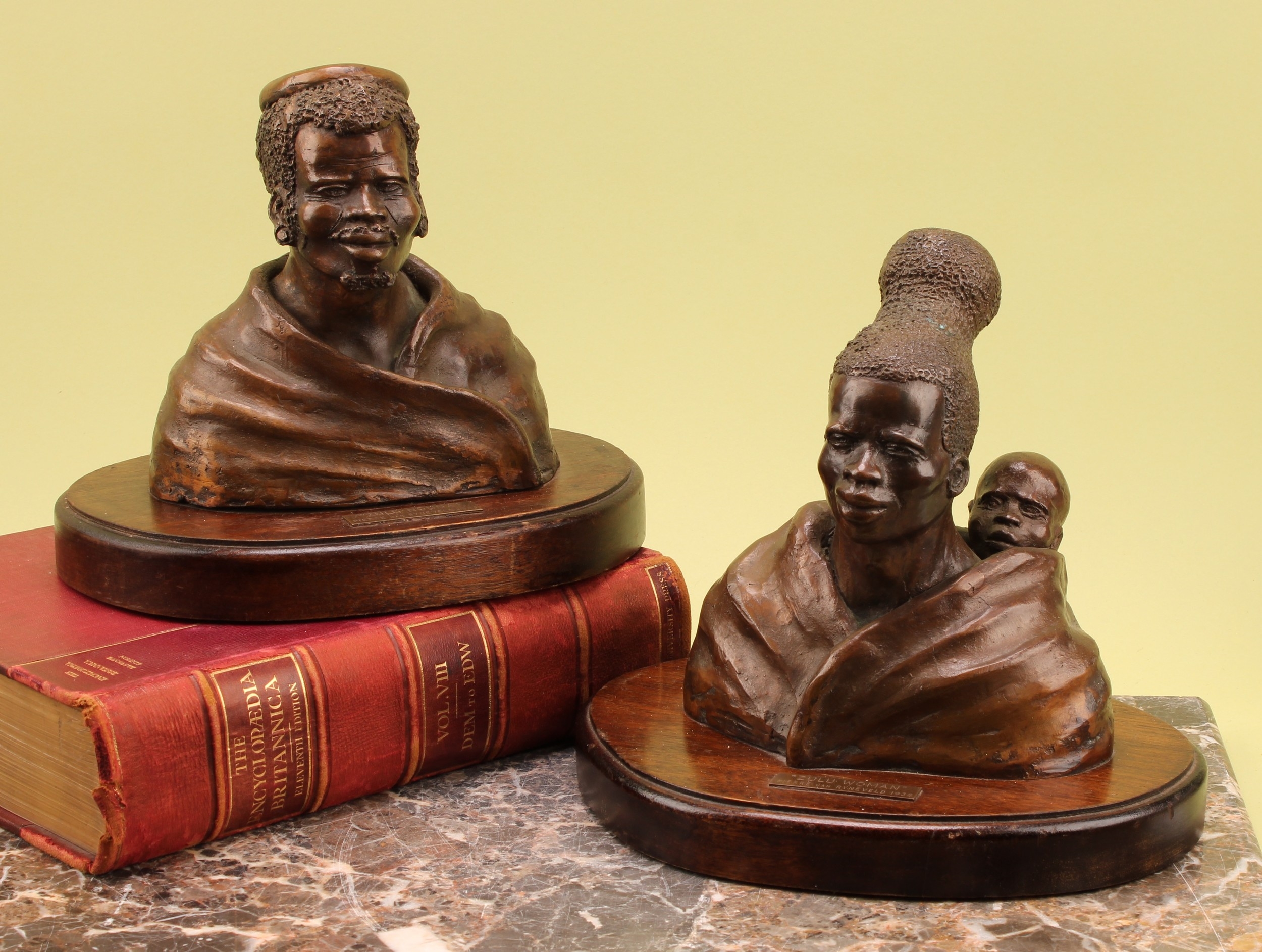 Pierre van Ryneveld | Zulu Nduna and Zulu Woman (1938) | MutualArt