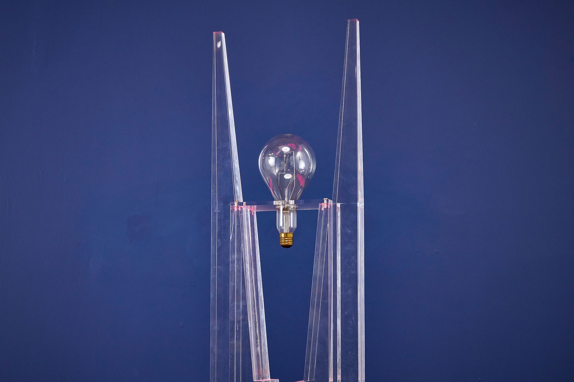 Artwork by Jackie Greber, Illuminated floor sculpture, Made of sculpture