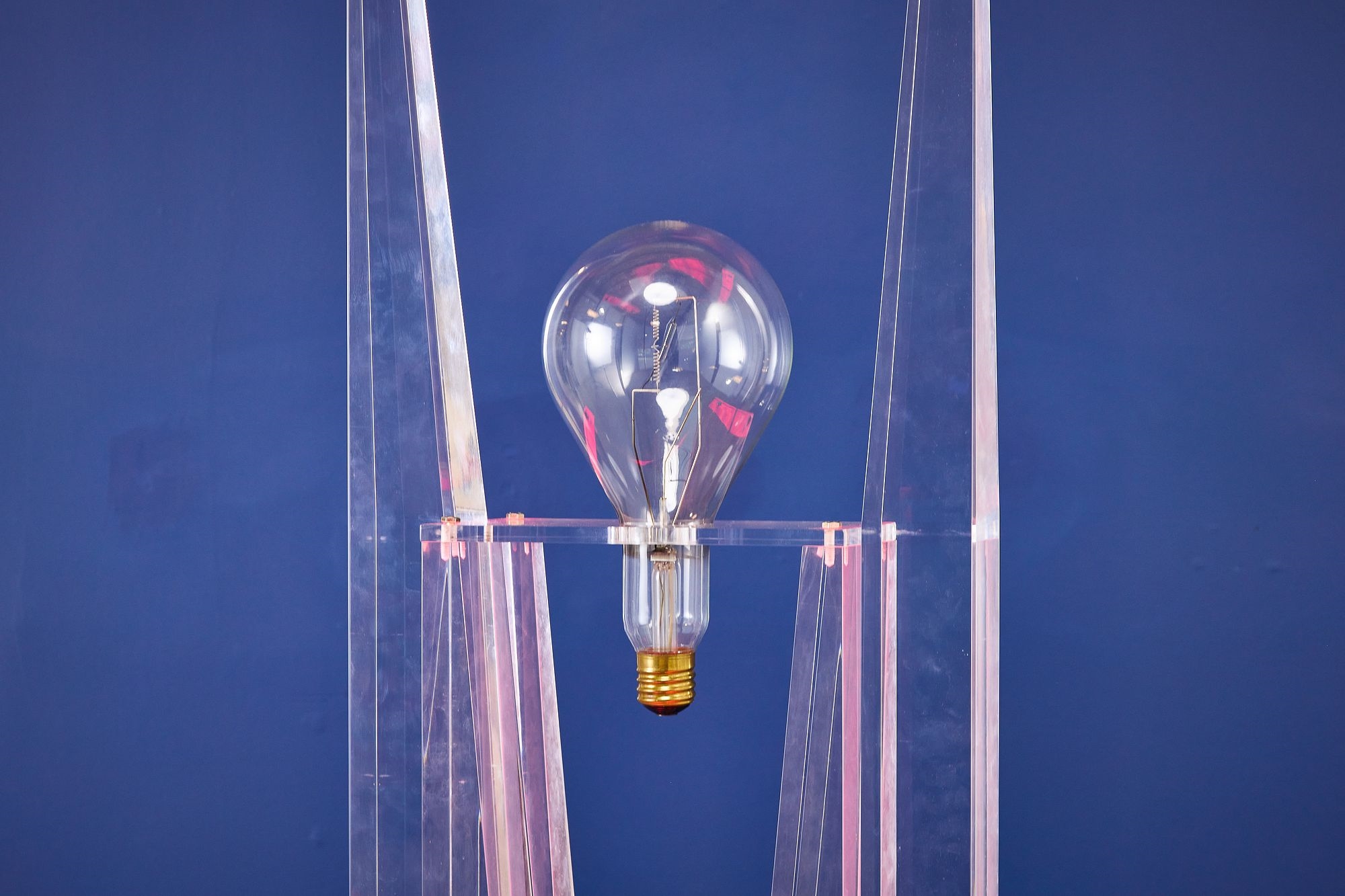 Artwork by Jackie Greber, Illuminated floor sculpture, Made of sculpture