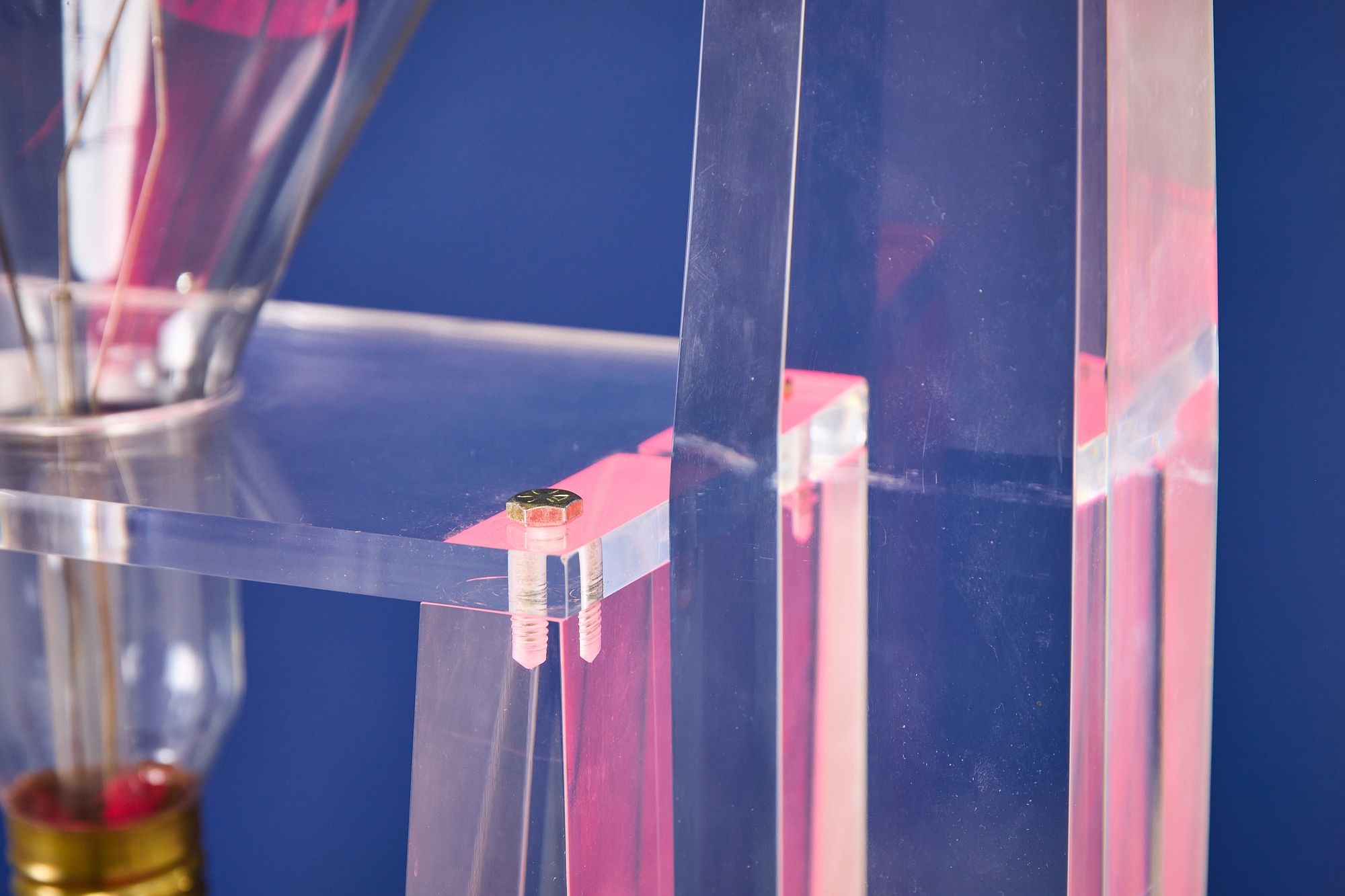 Artwork by Jackie Greber, Illuminated floor sculpture, Made of sculpture