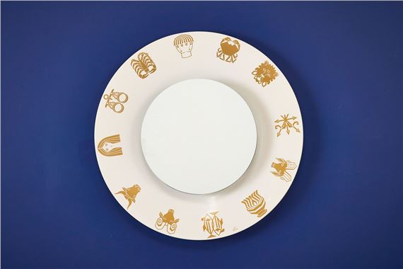 Illuminated 'Zodiaco' wall mirror - Barnaba Fornasetti