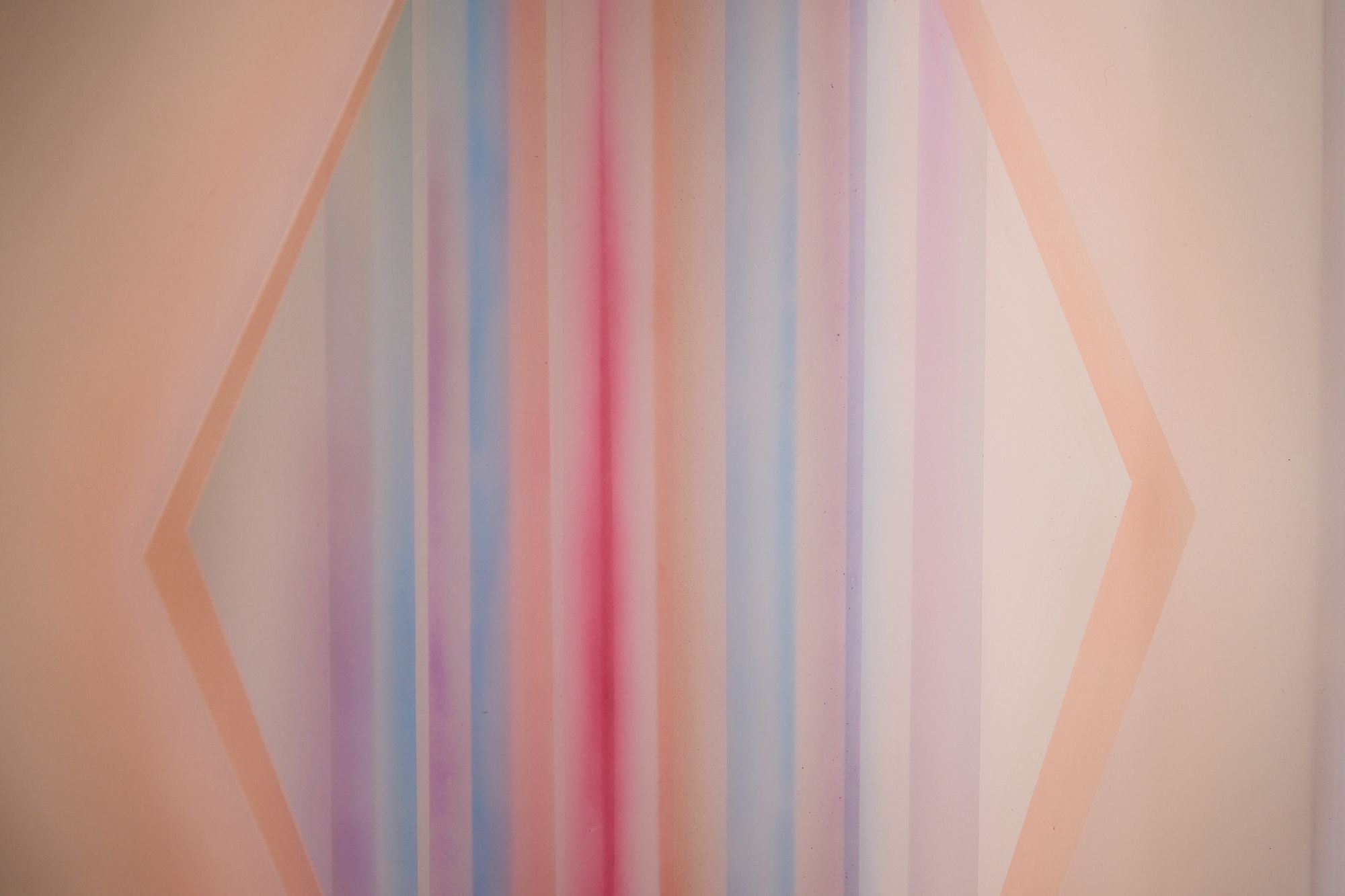 Artwork by Jackie Greber, Two 'Bijou Series' abstract wall sculptures, Made of Acrylic, aluminum