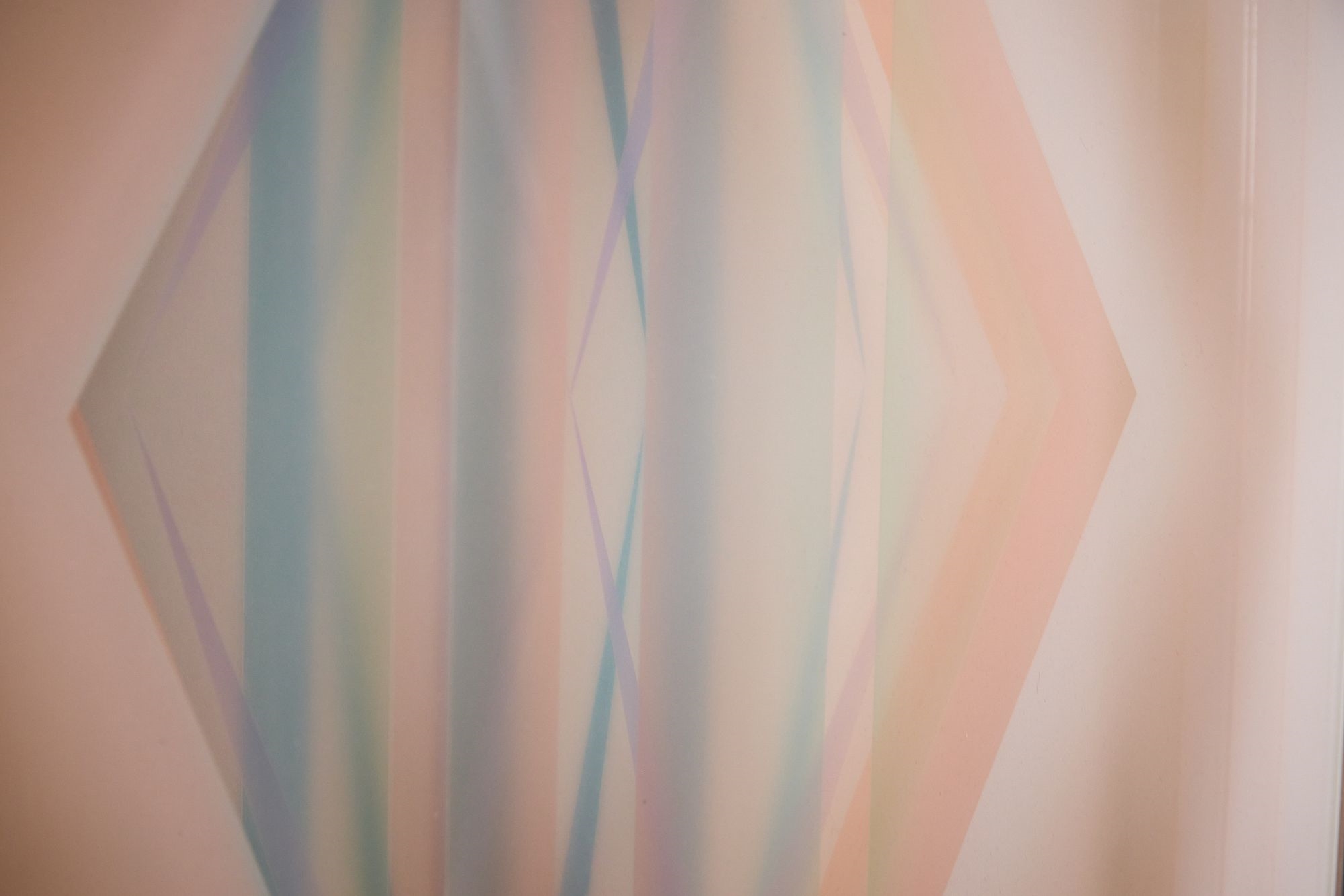 Artwork by Jackie Greber, Two 'Bijou Series' abstract wall sculptures, Made of Acrylic, aluminum