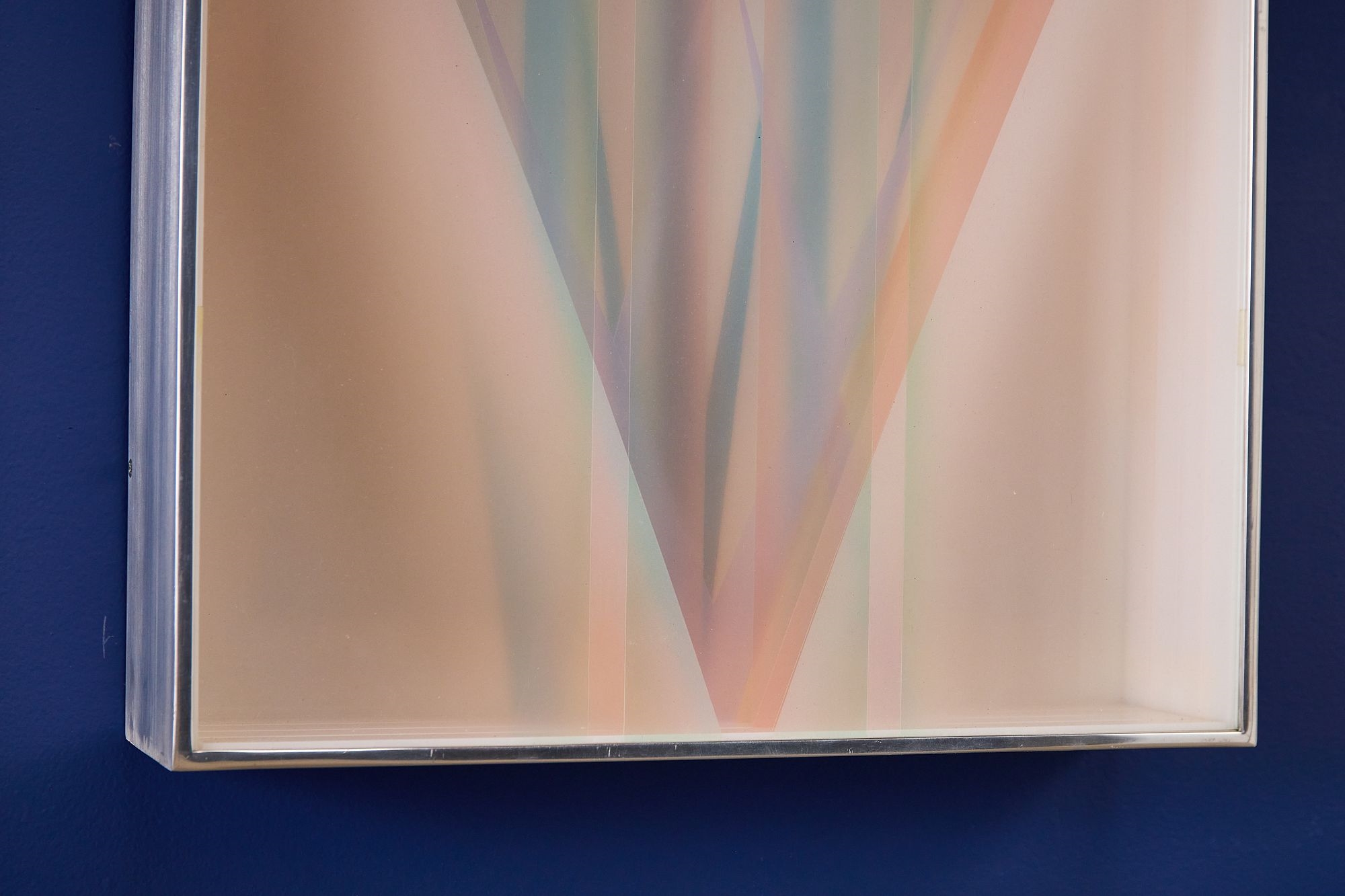 Artwork by Jackie Greber, Two 'Bijou Series' abstract wall sculptures, Made of Acrylic, aluminum