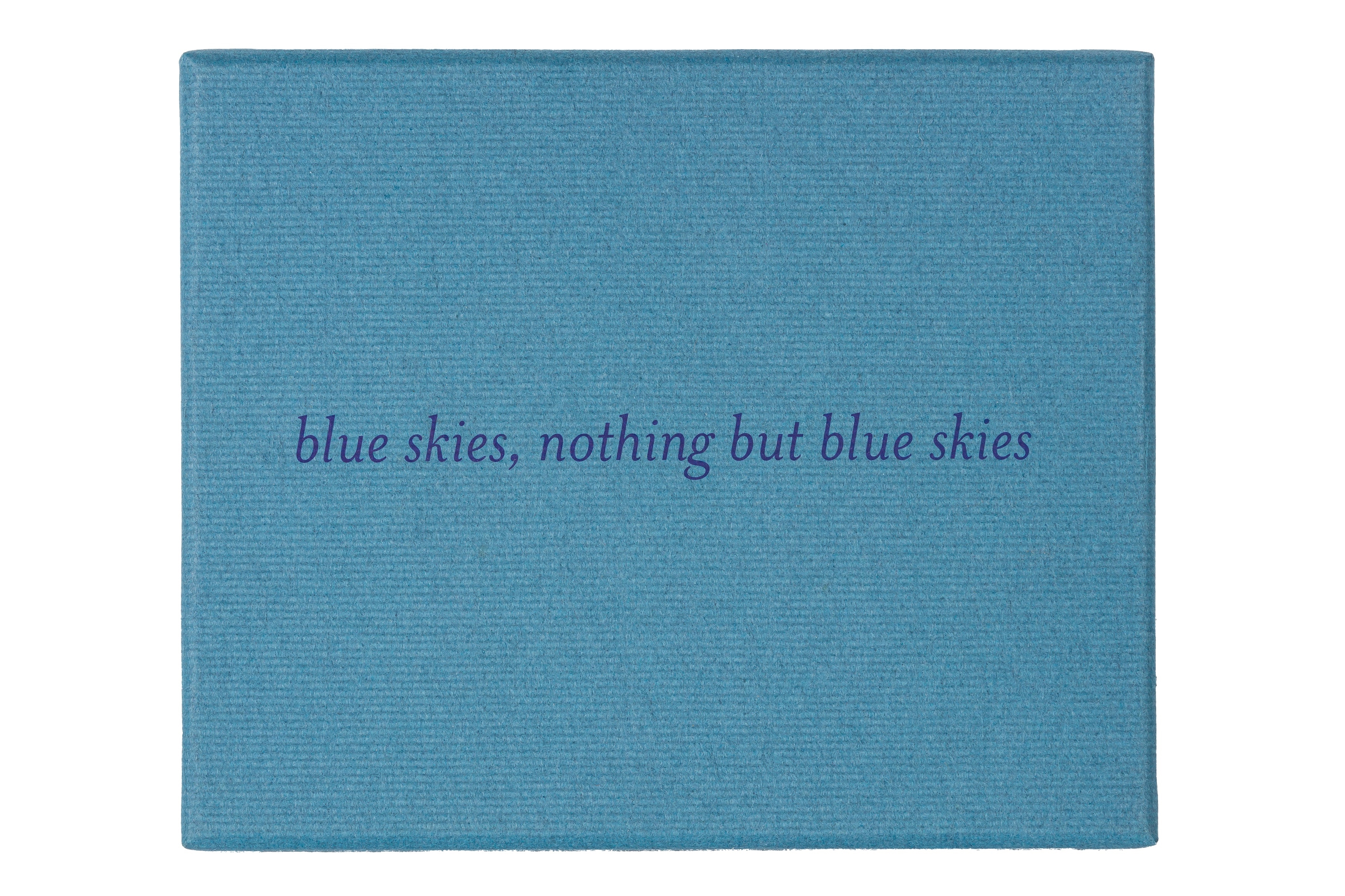 Howard Hodgkin | Blue Skies, Nothing But Blue Skies (2002) | MutualArt