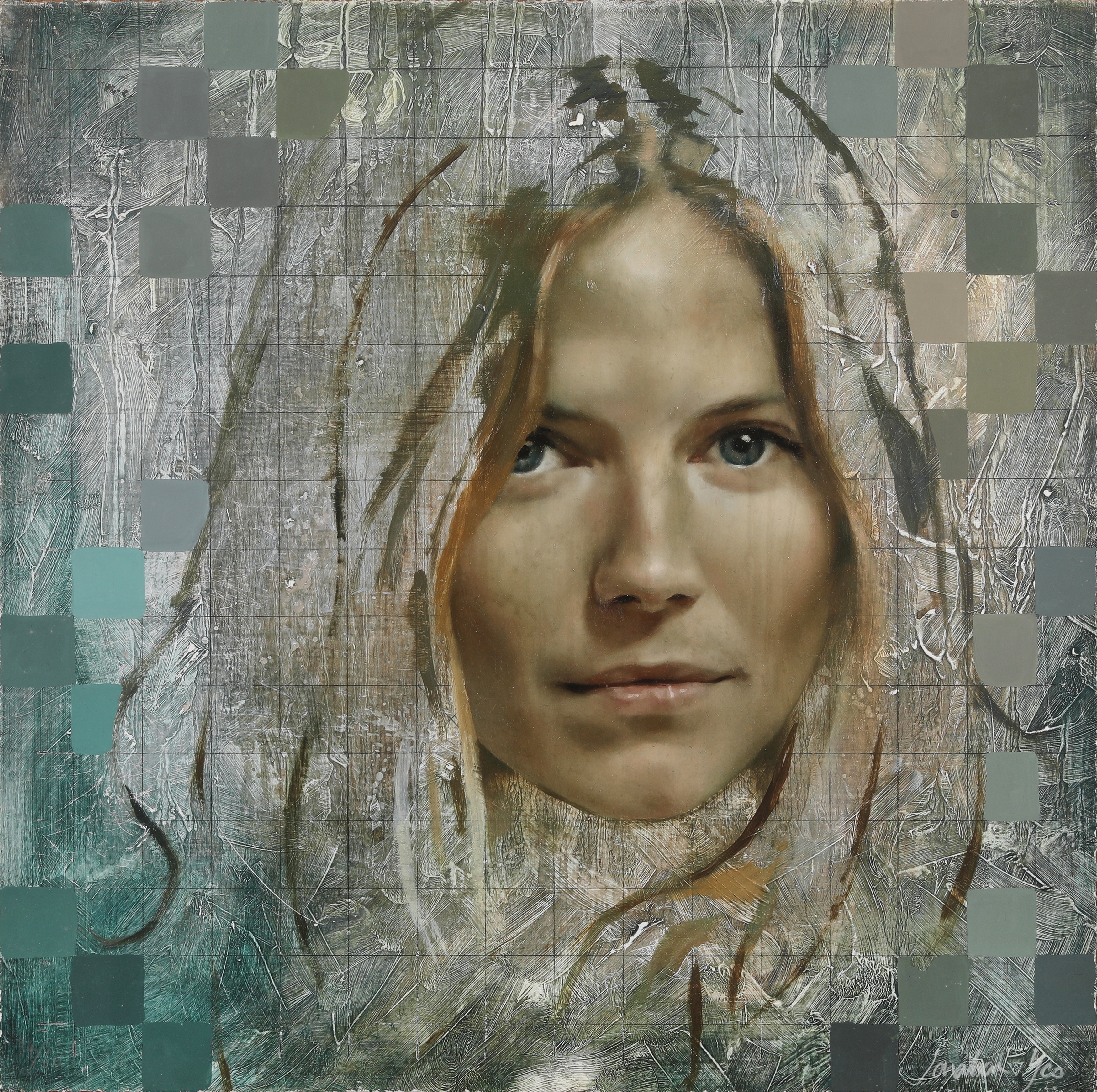 Artwork by Jonathan Yeo, Sienna Miller, Made of archival pigment print in colours on wove