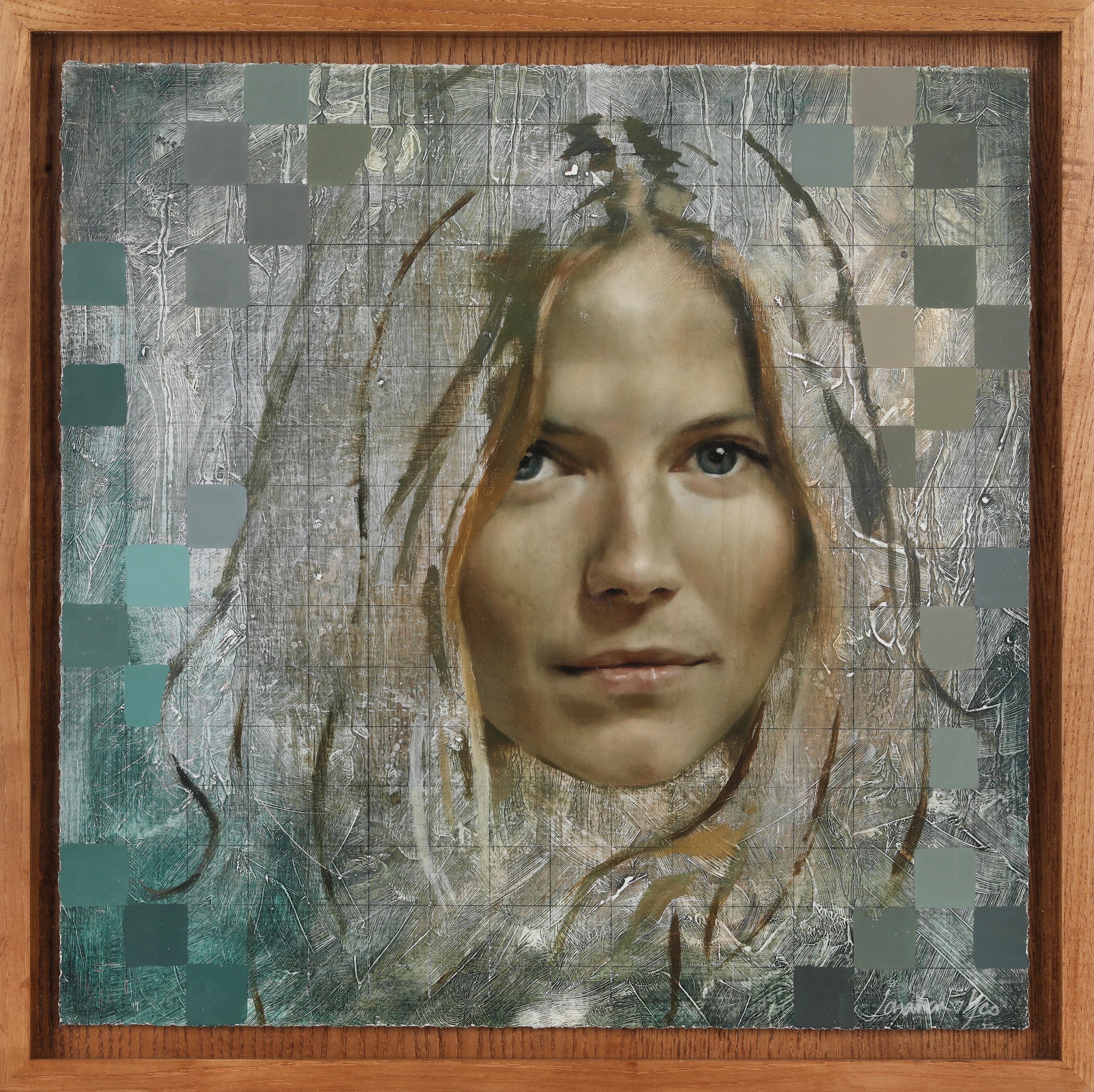 Artwork by Jonathan Yeo, Sienna Miller, Made of archival pigment print in colours on wove