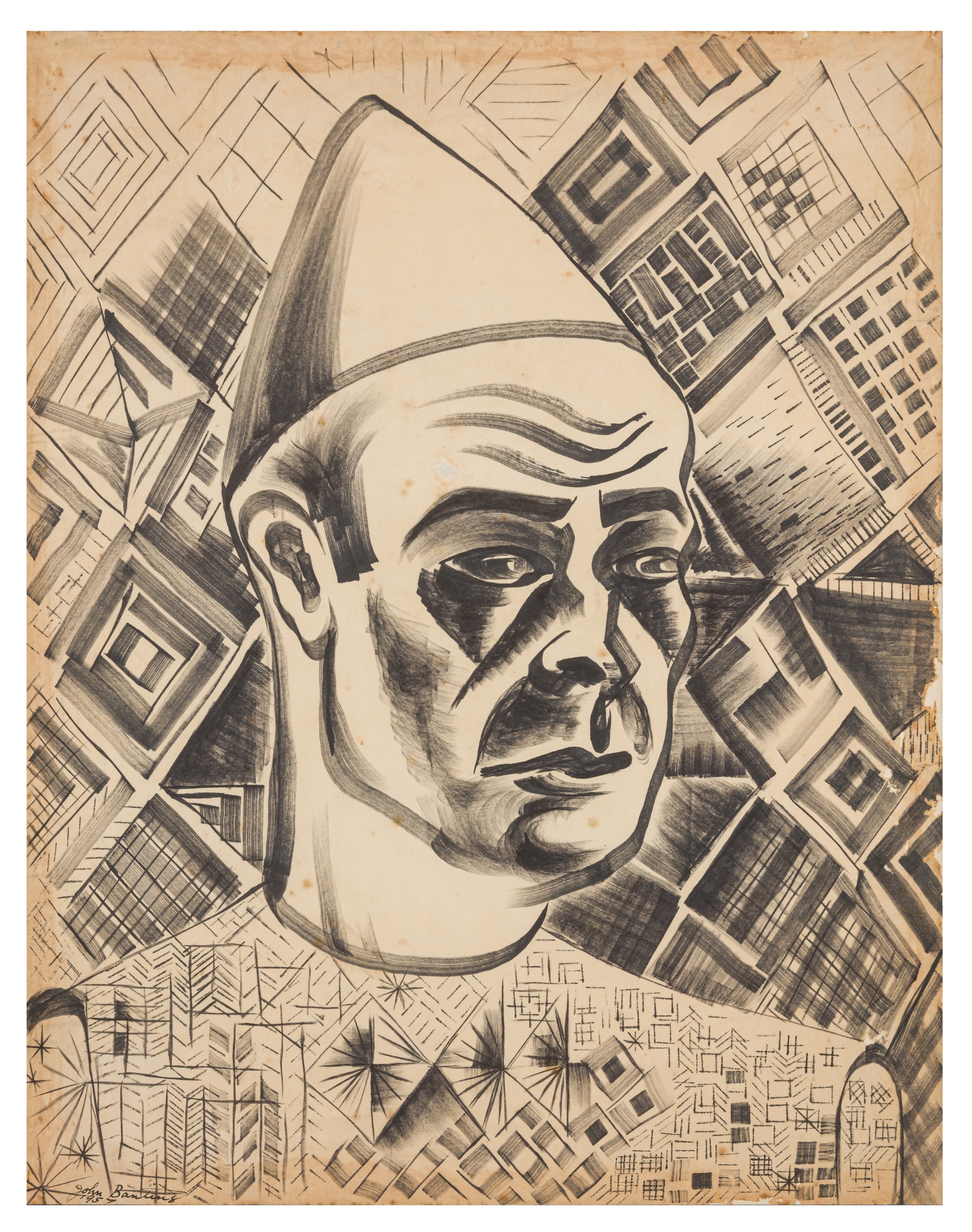 John Banting | Clown II (1957) | MutualArt