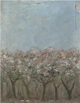 Apple trees in blossom (Blommande äppelträd - August Strindberg