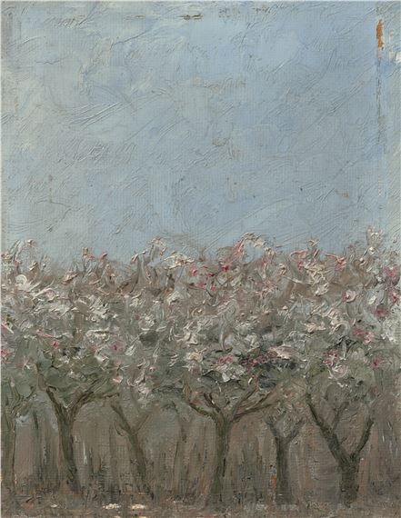 Apple trees in blossom (Blommande äppelträd - August Strindberg