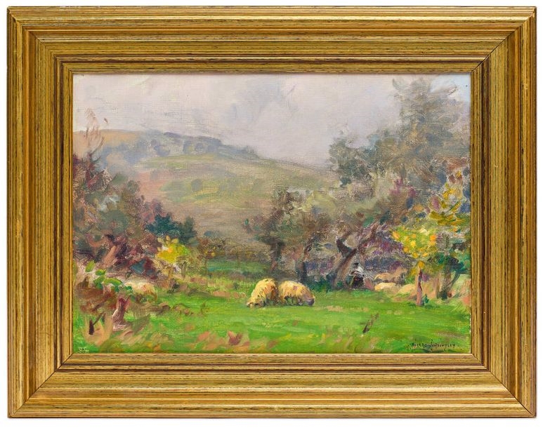 Georges Ricard-Cordingley | Shepherd and his sheep | MutualArt