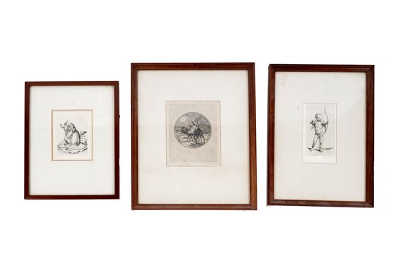 Three studies | etchings - Stephen Gooden