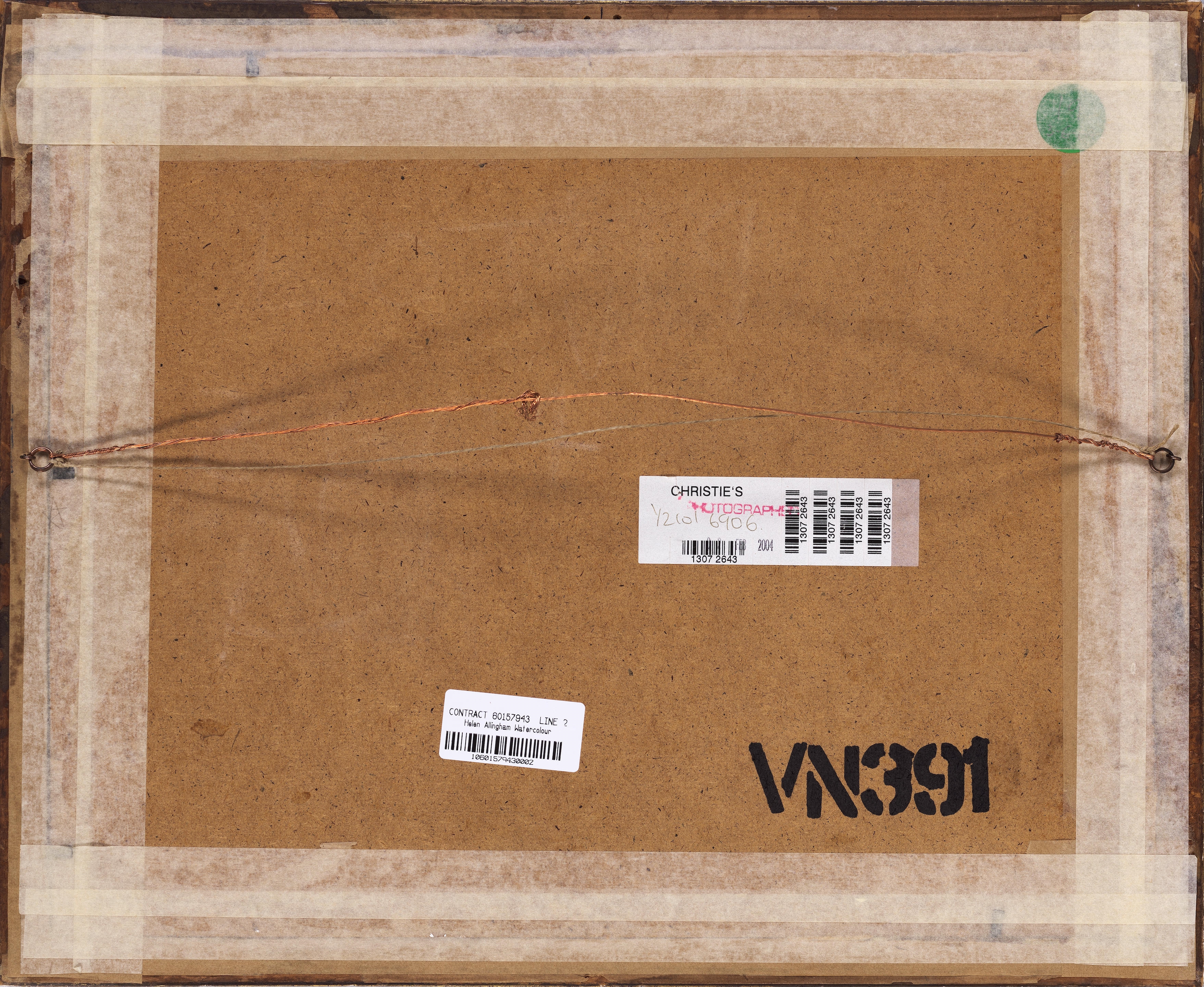 Artwork by Helen Allingham, At West Hagbourne, Berks, Made of watercolour and scratching out