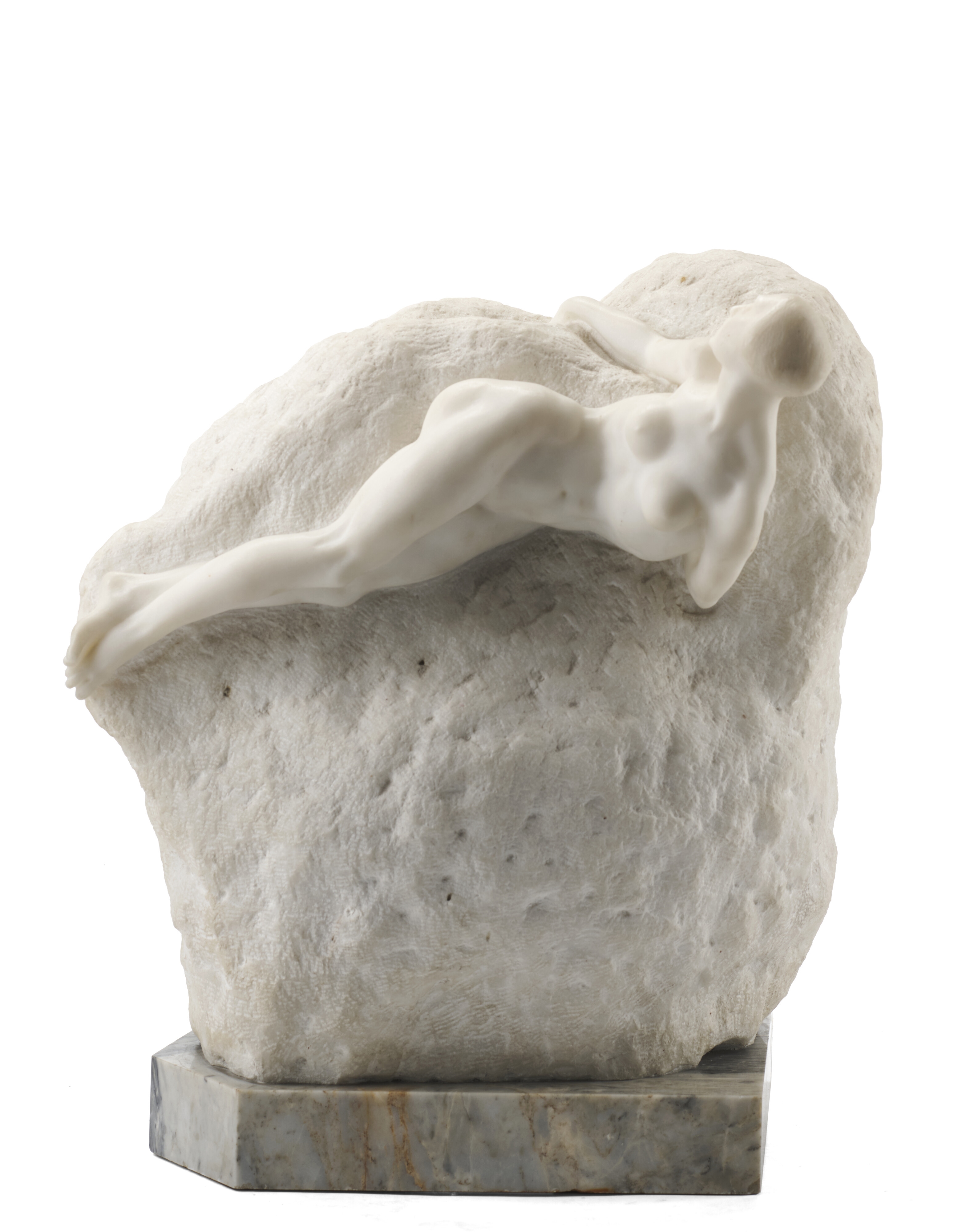 Artwork by Ezio Ceccarelli, Ezio Ceccarelli Nudo femmile scultura in marmo di Carrara 2/2500, Made of SCULTURA