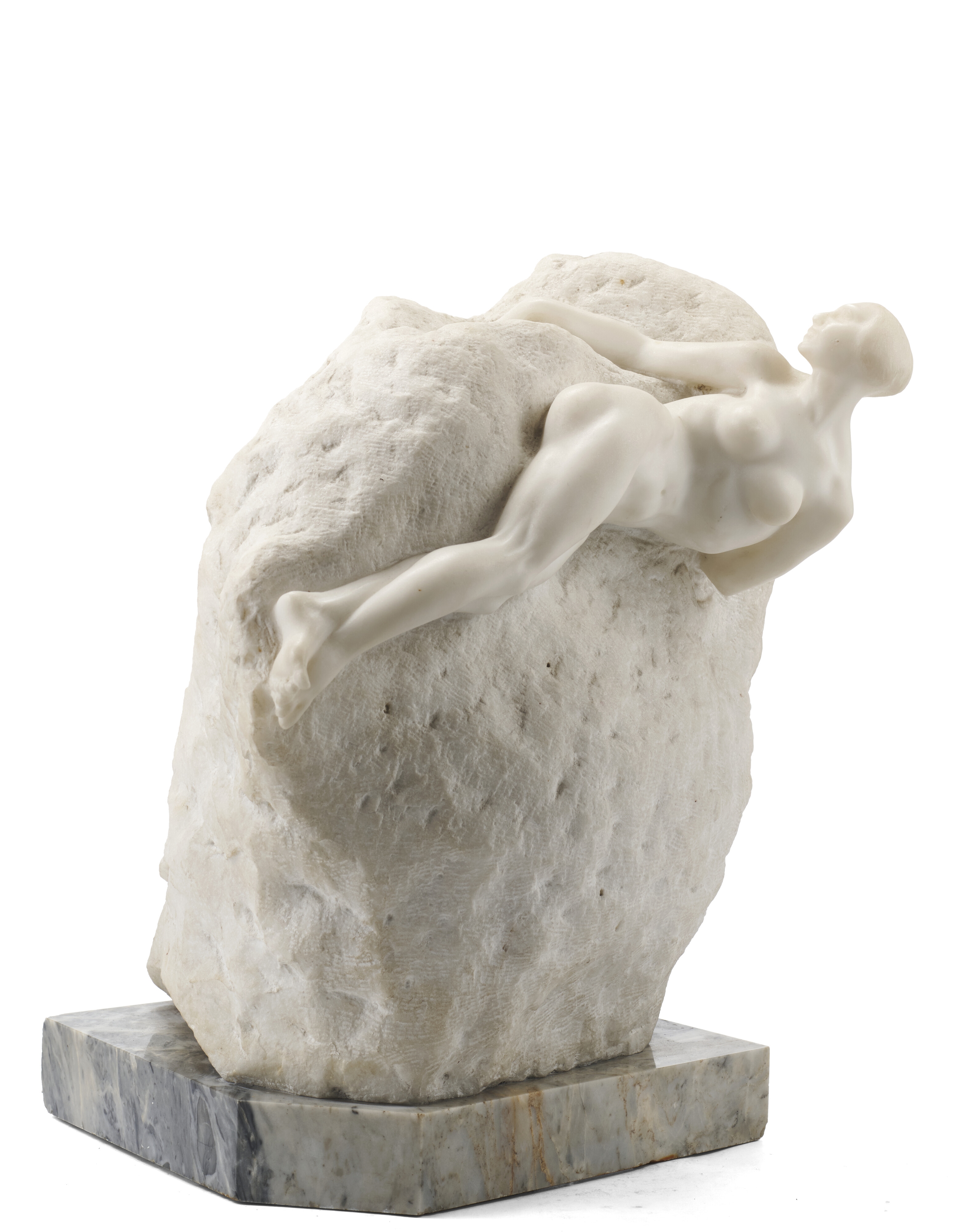 Artwork by Ezio Ceccarelli, Ezio Ceccarelli Nudo femmile scultura in marmo di Carrara 2/2500, Made of SCULTURA