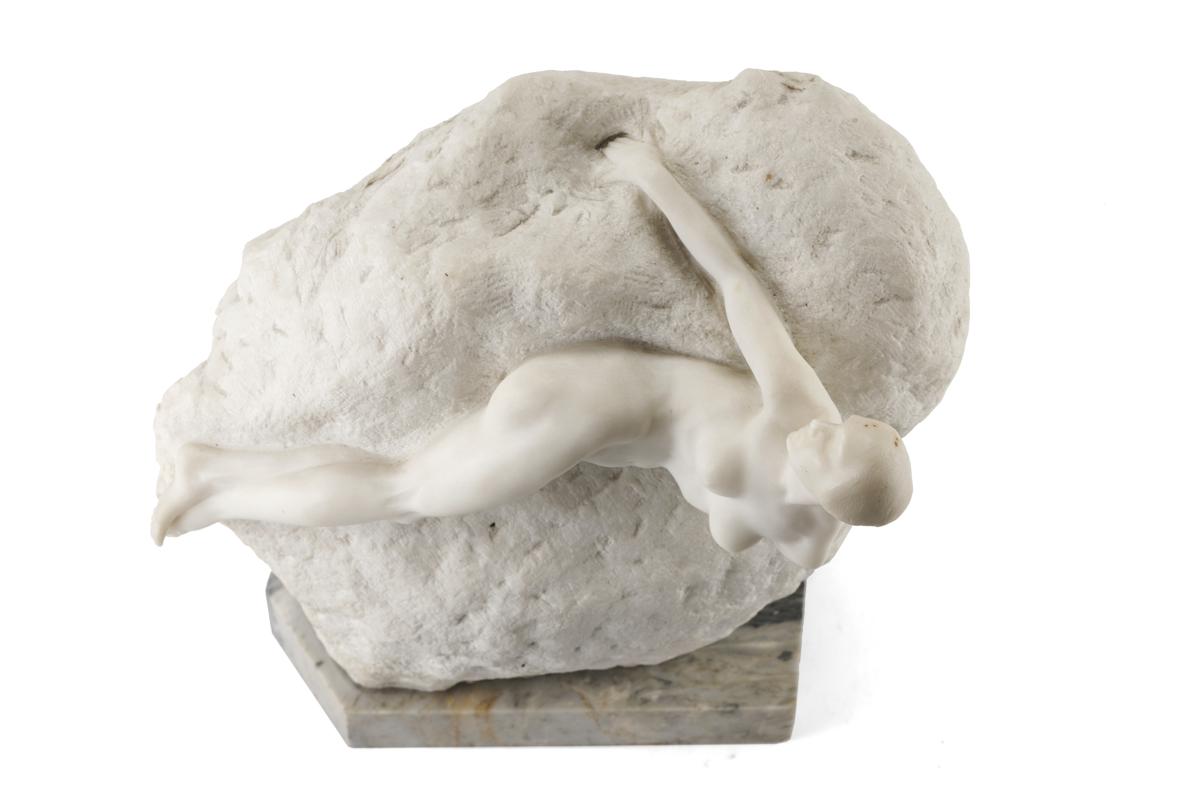 Artwork by Ezio Ceccarelli, Ezio Ceccarelli Nudo femmile scultura in marmo di Carrara 2/2500, Made of SCULTURA