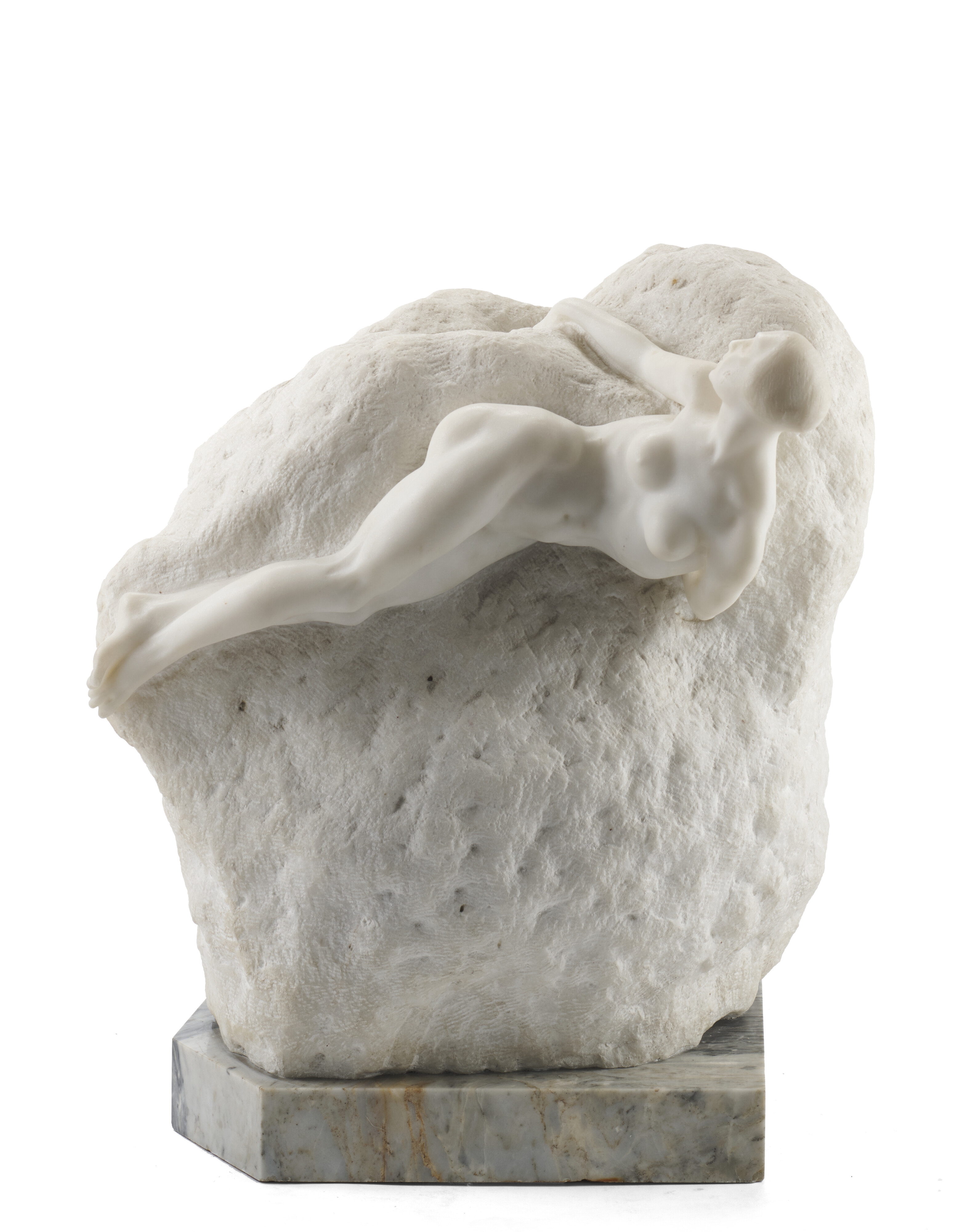Artwork by Ezio Ceccarelli, Ezio Ceccarelli Nudo femmile scultura in marmo di Carrara 2/2500, Made of SCULTURA