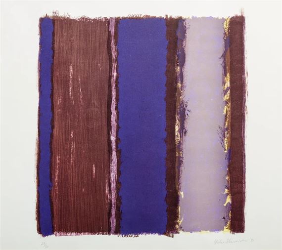 Untitled (Purple Stripe - Yuko Shiraishi