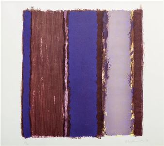 Untitled (Purple Stripe - Yuko Shiraishi