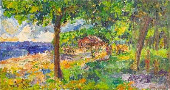 Joe Reno | Cabin Landscape (2000) | MutualArt